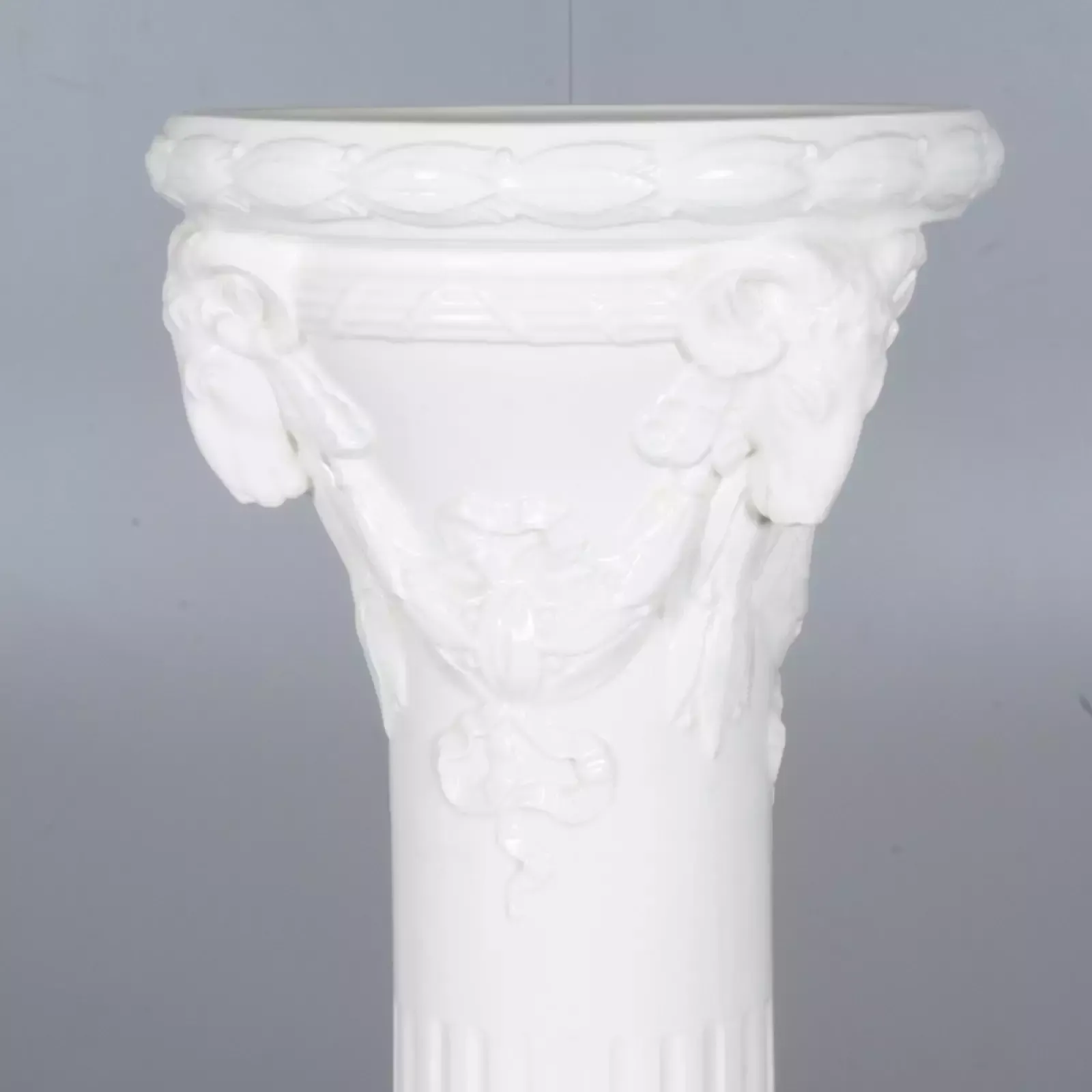 Porcelain Pedestal, Early 20th Century photo Home Decor