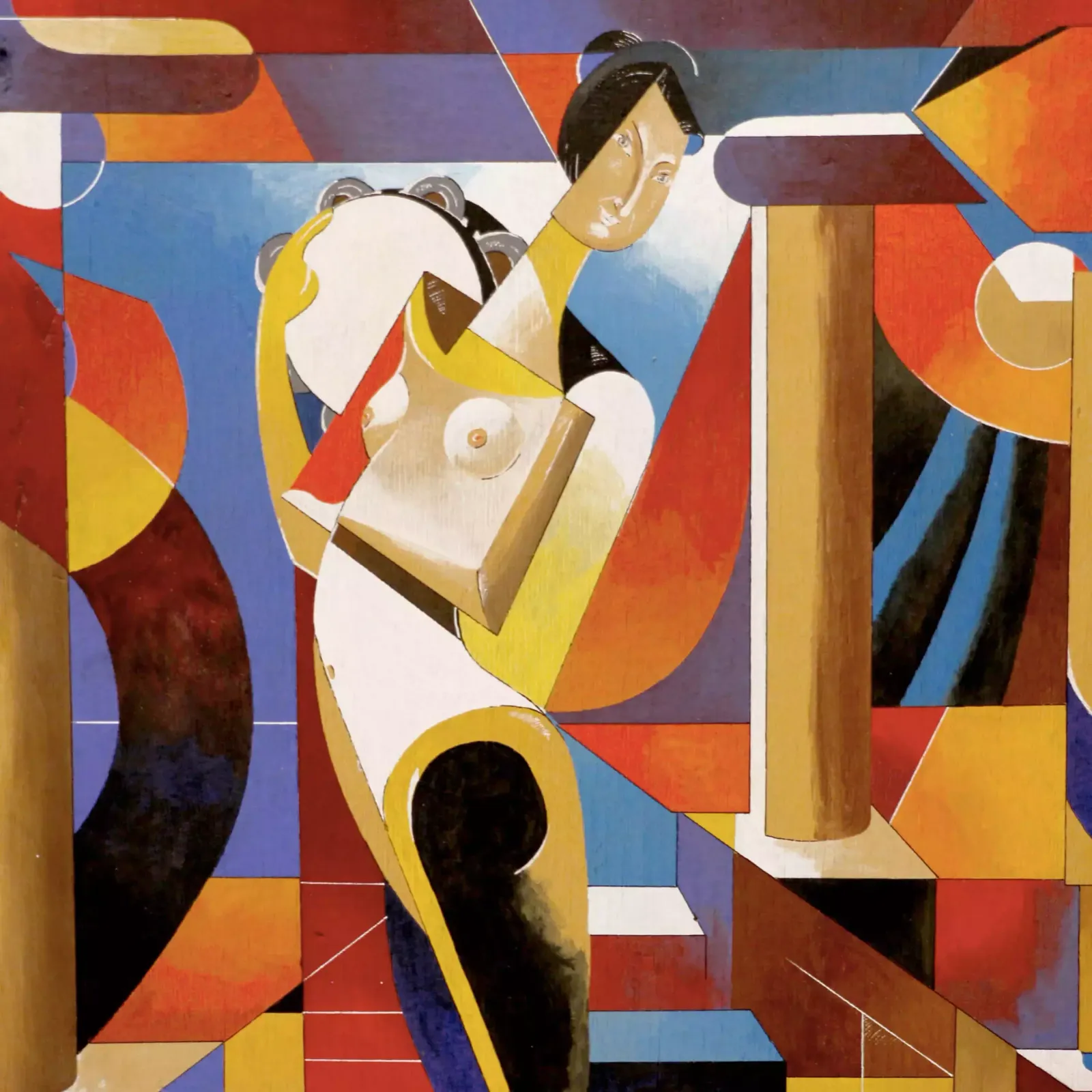 Painting "Lady With A Tambourine" photo furniture