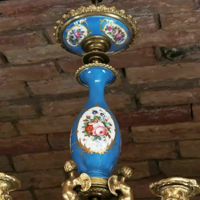 Chandelier For 15 Candles In Louis XVI Style. Sevres photo 2992.0