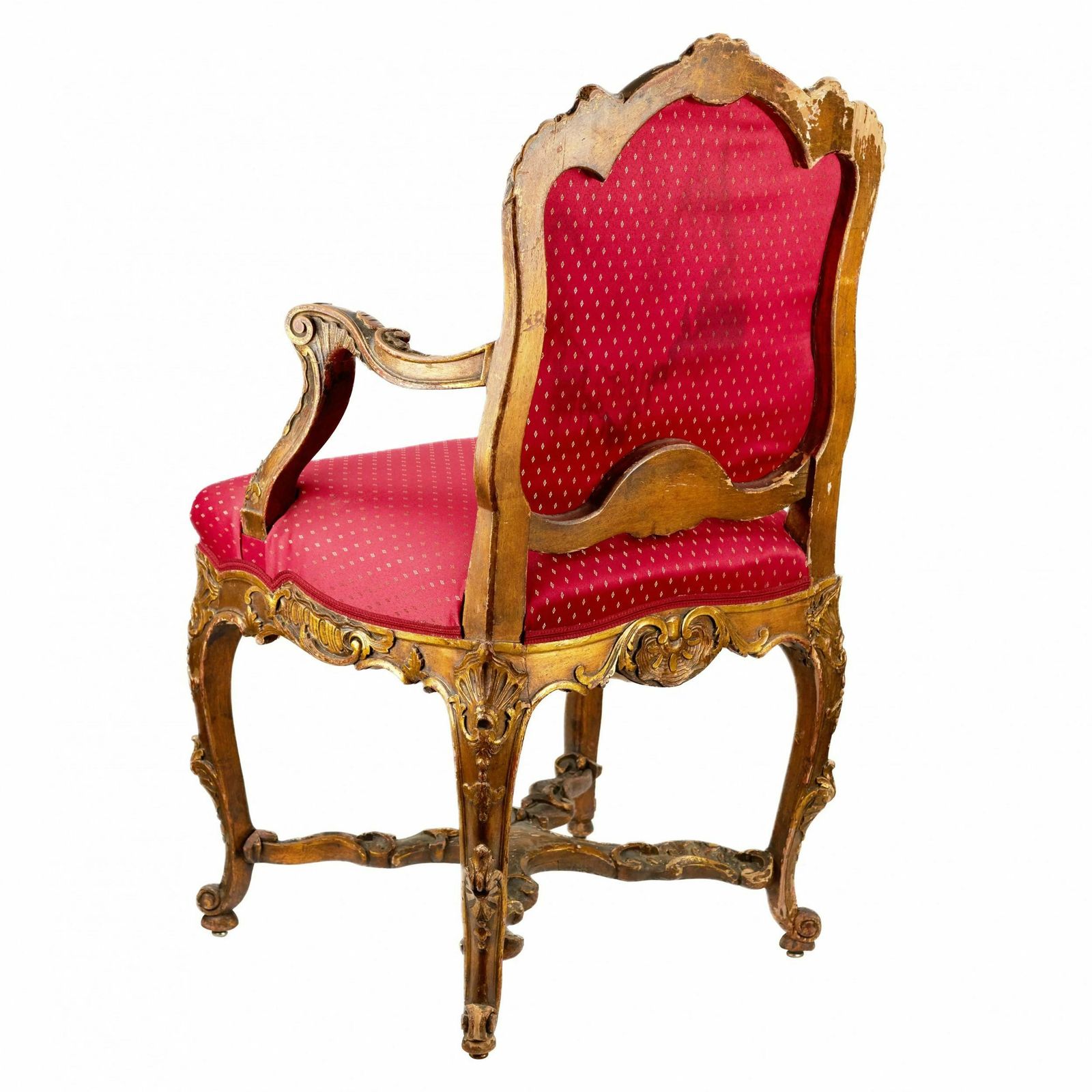 Magnificent, Carved Armchair In The Rococo Style Of The 19th And 20th Centuries photo Furniture