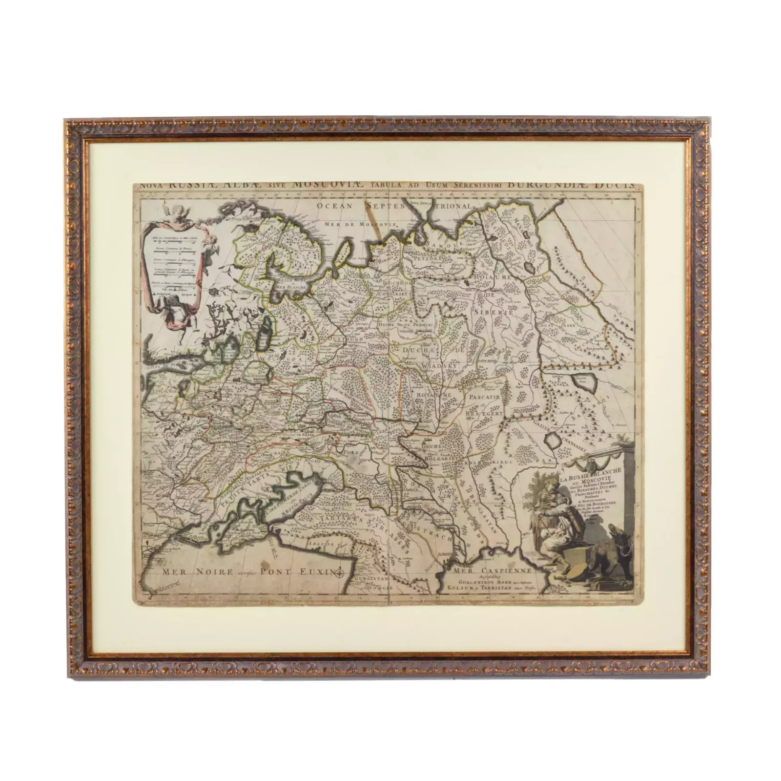 Map Of Russia At The End Of The 17th Century