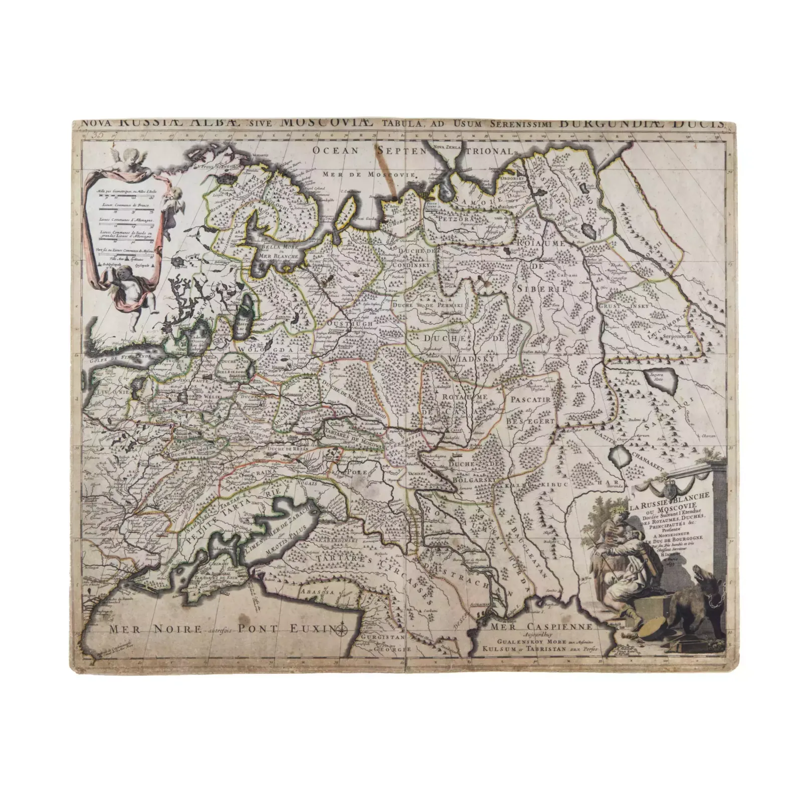 Map Of Russia At The End Of The 17th Century photo furniture