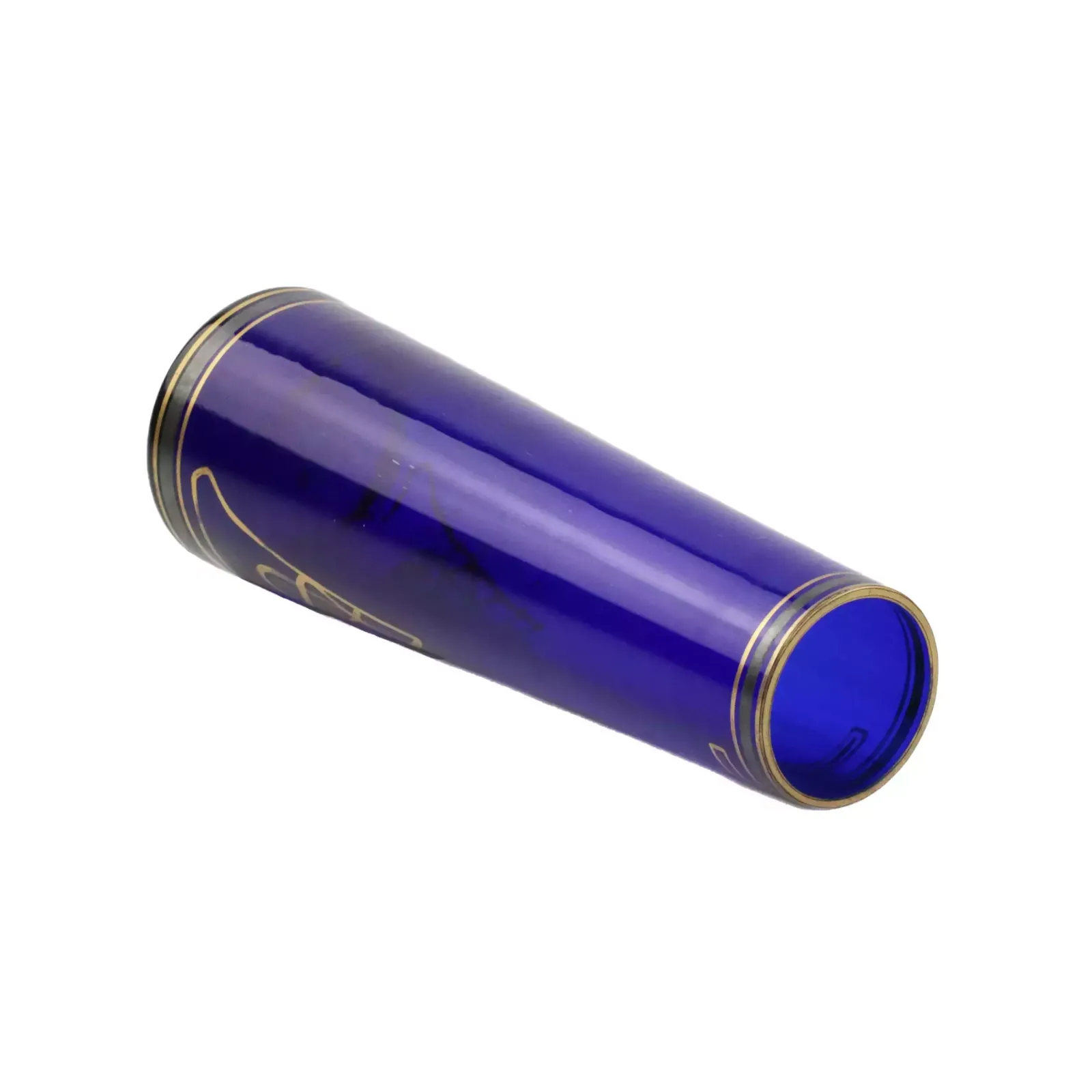 Art Nouveau Cobalt Conical Glass Vase. photo buy