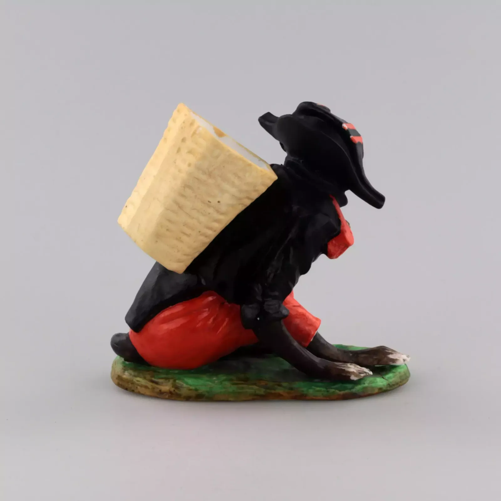 Porcelain Pencil Holder "Monkey In The Shape Of Napoleon".