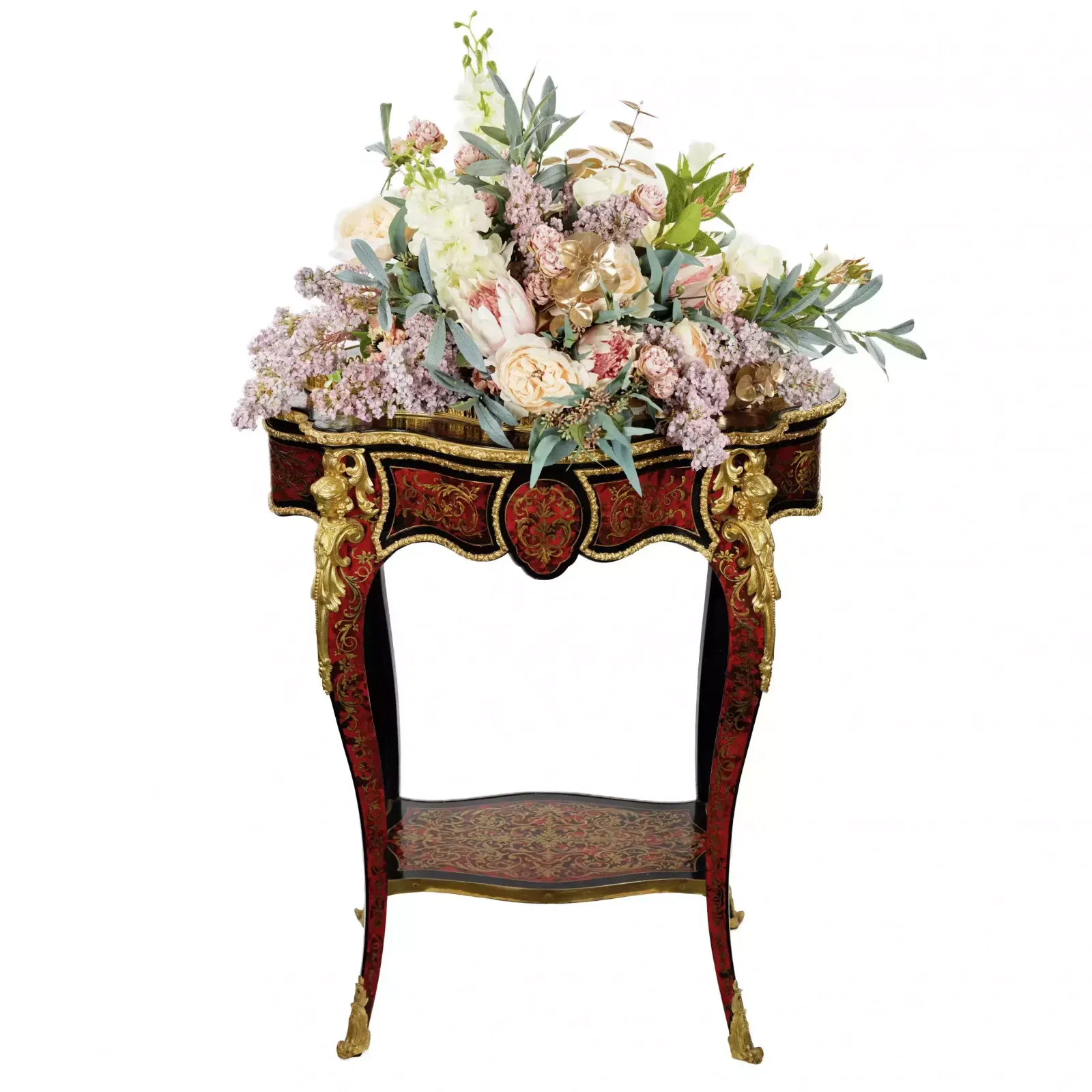Magnificent Jardinière From The Napoleon III Period, Made In The Boulle Style. photo 4702.0