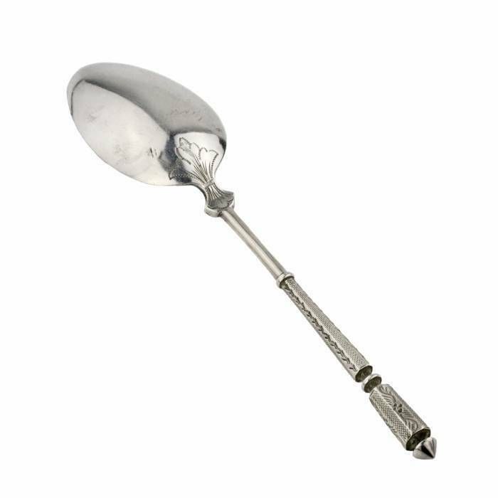 Henri Sufflo. Twelve Silver Teaspoons In The Style Of A Directory. Late 19th Century photo Home Decor
