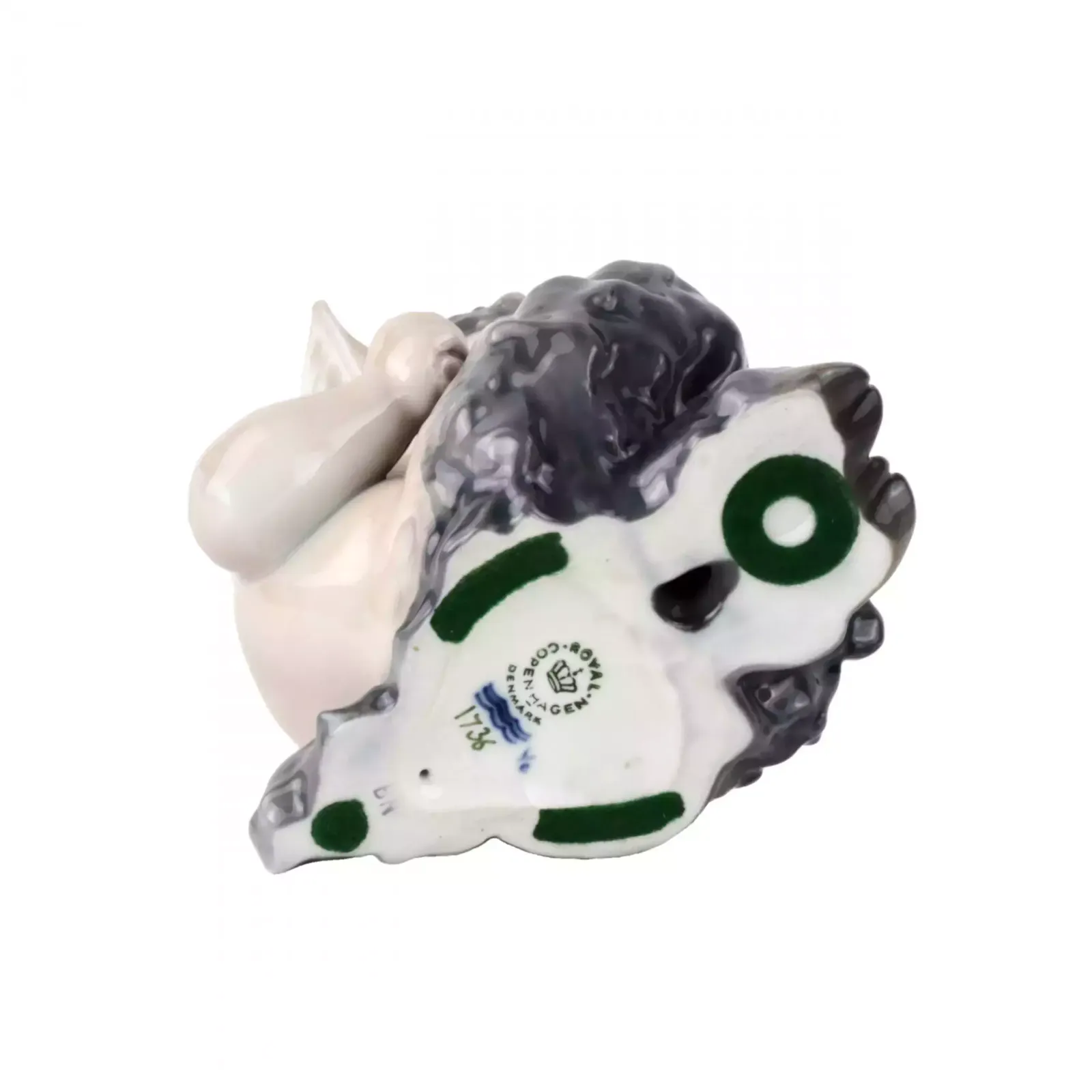Figurine Faun With Flute. Royal Copenhagen. photo vinterior