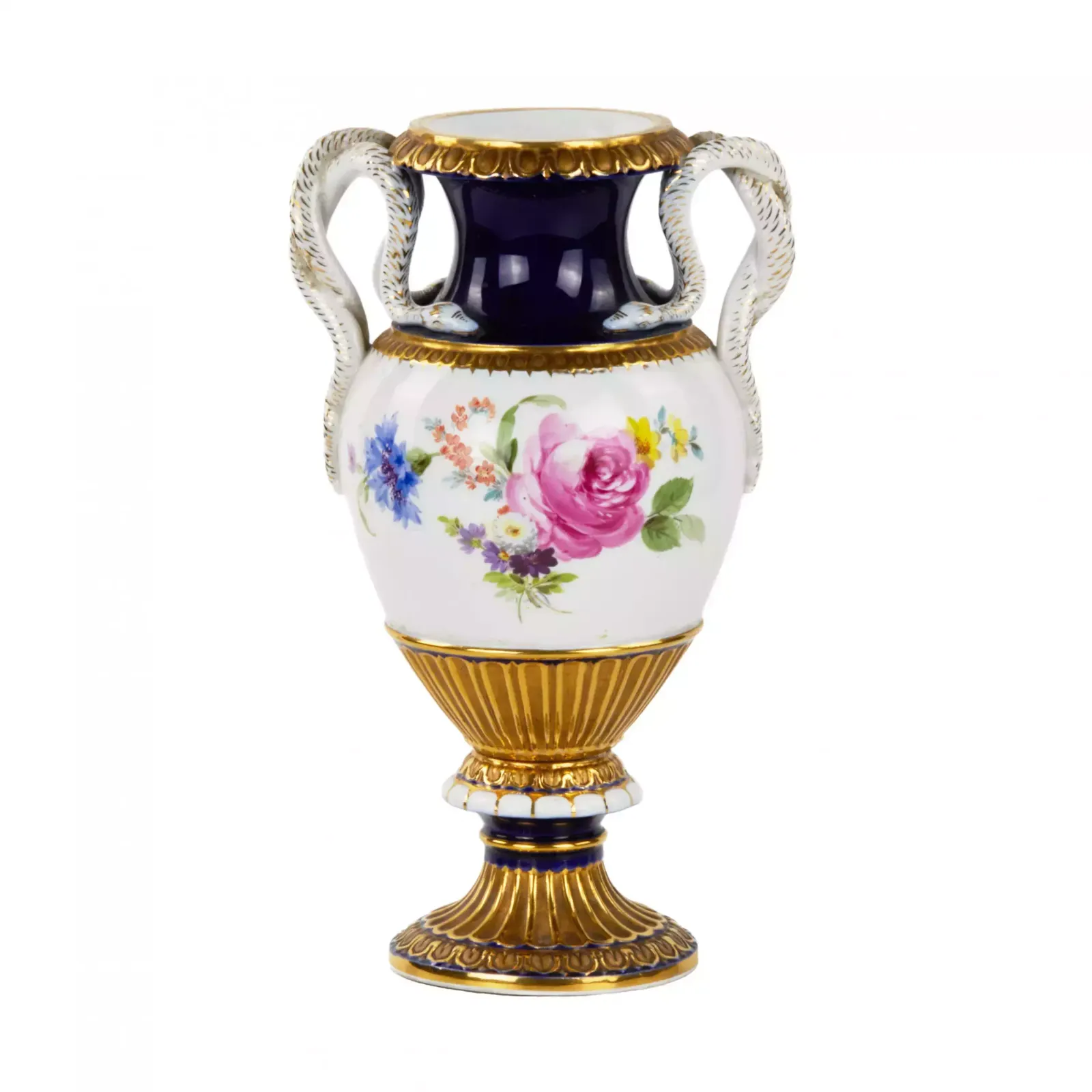 Meissen. Porcelain Vase With Snakes. photo Home Decor