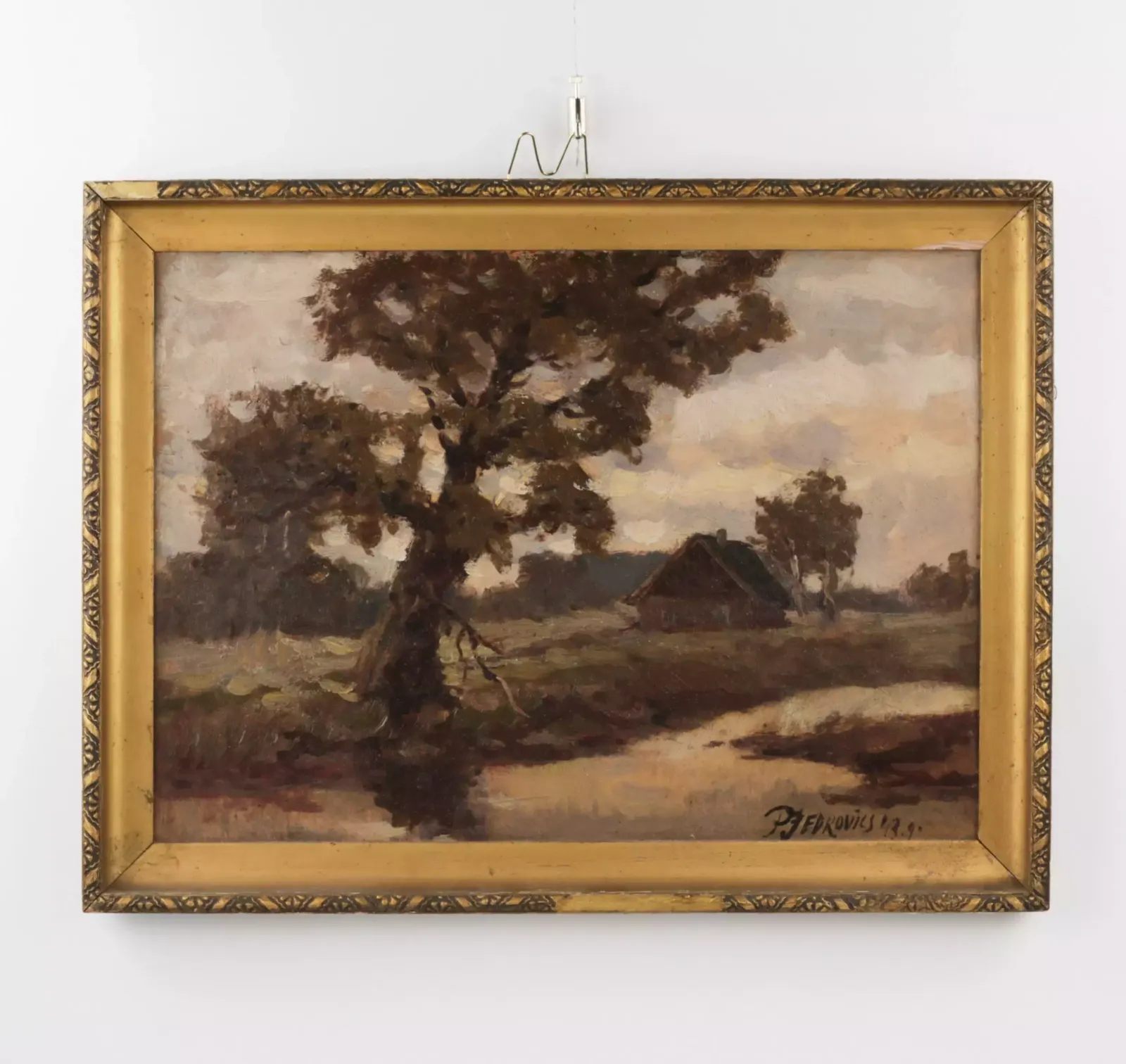 Painting "Rural Landscape", 1943, рauls Jedrovičs
