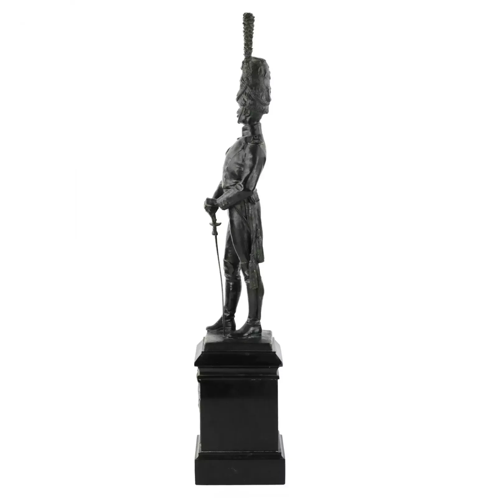 Bronze Figure Of An Officer  Alfred Olson photo Art