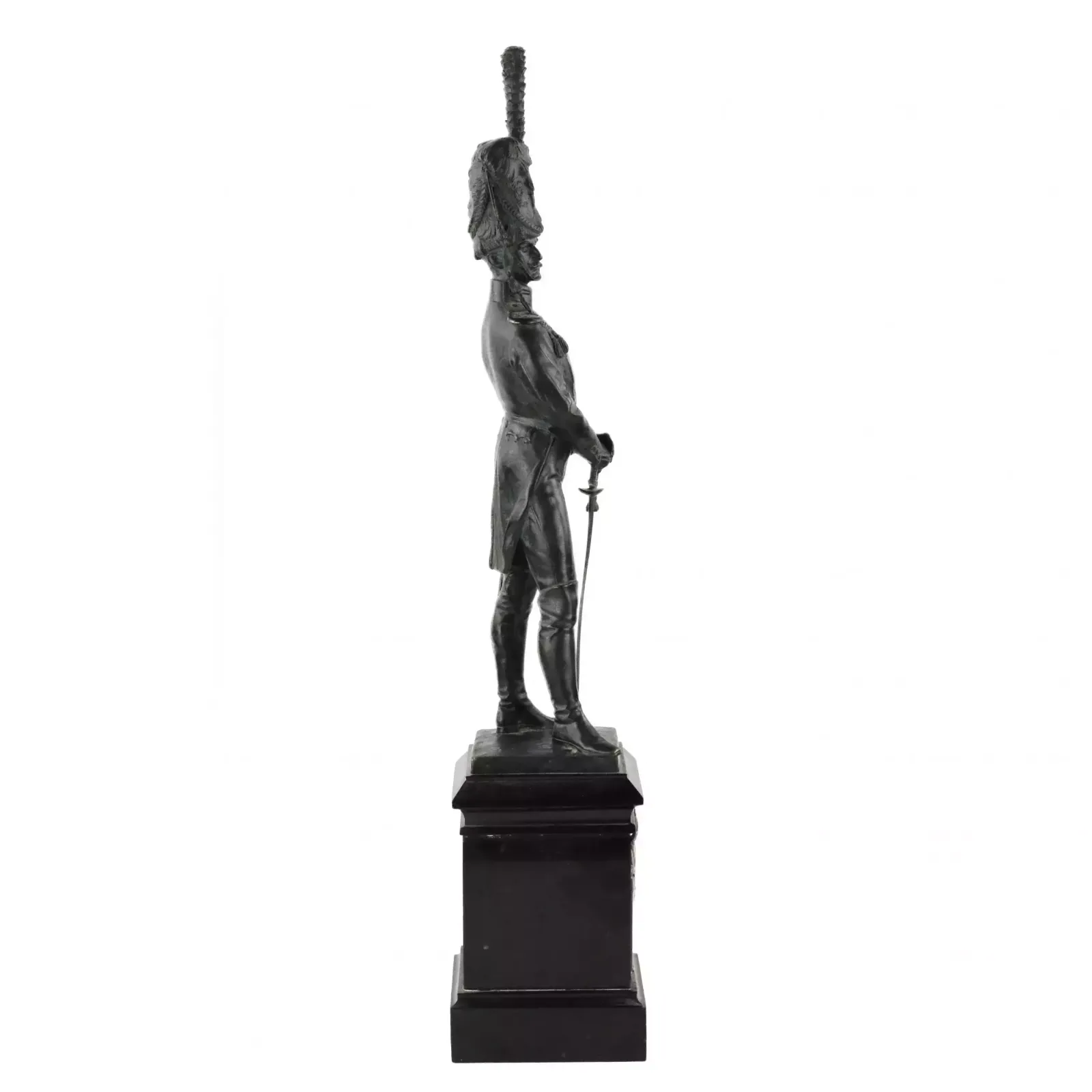 Bronze Figure Of An Officer  Alfred Olson photo vinterior
