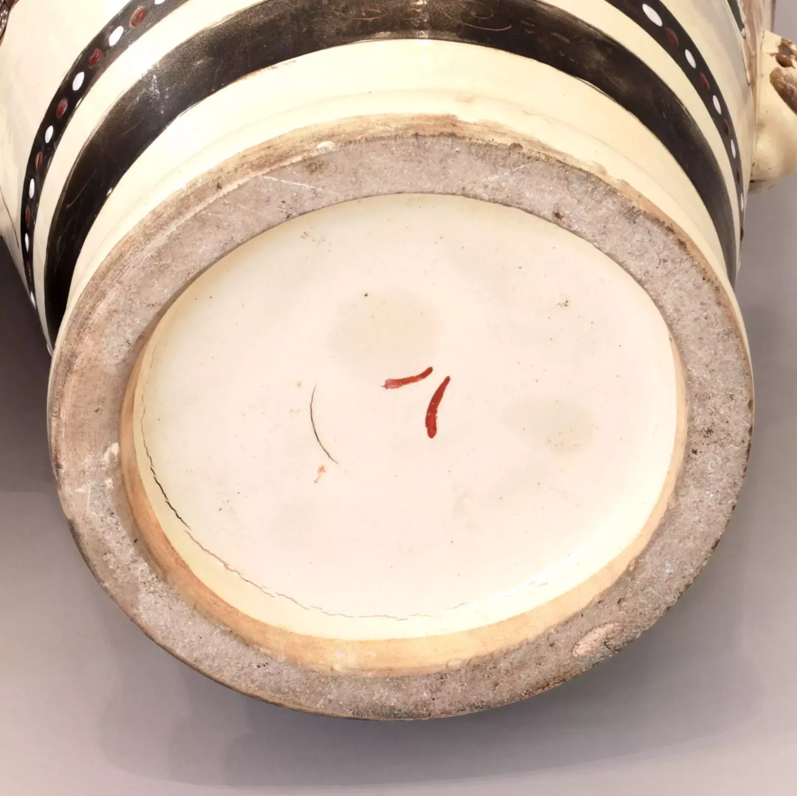 Pair Of Outdoor Japanese Satsuma Vases photo buy