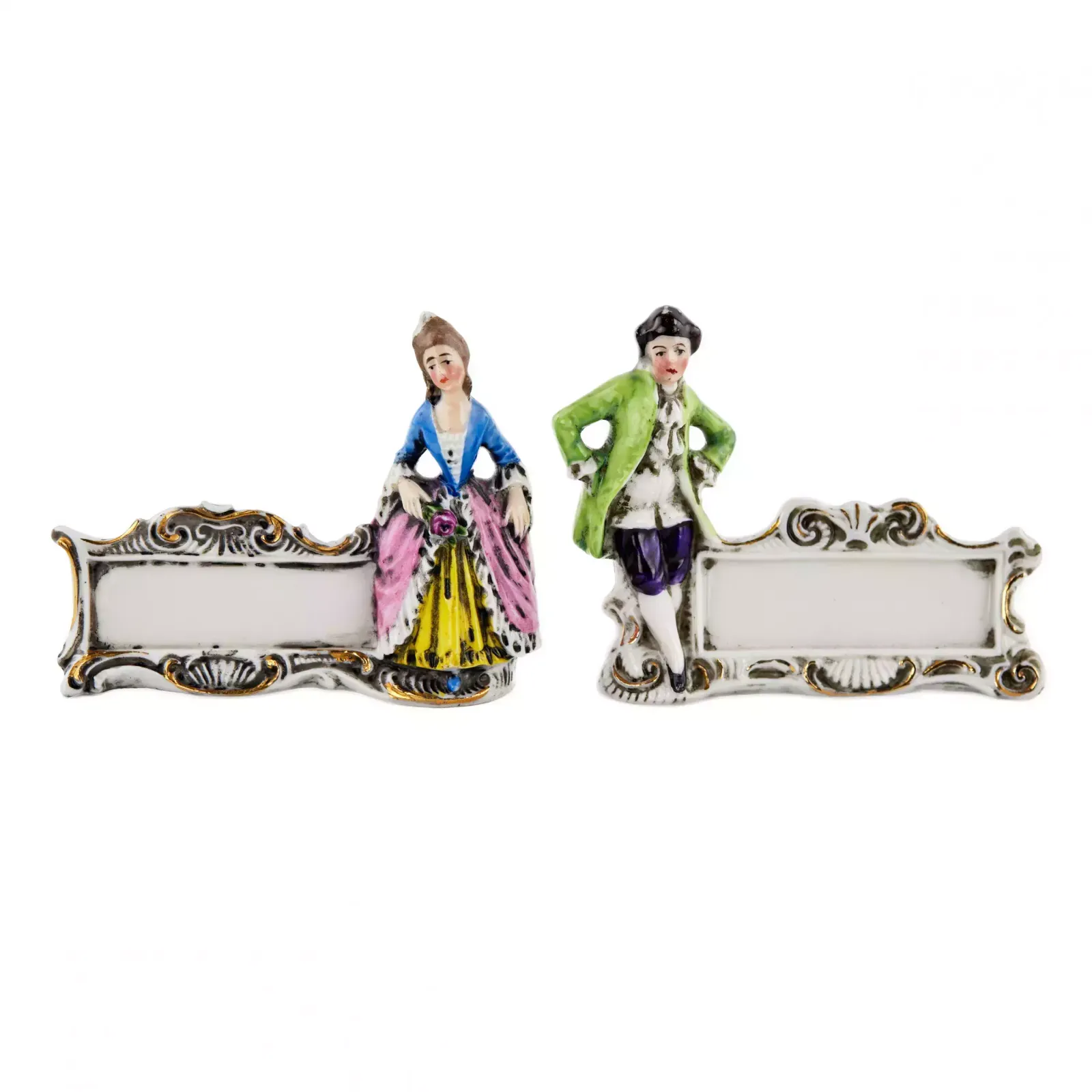 Six Porcelain Figurines For Seating Cards For The Table. Germany. 20th Century photo vinterior