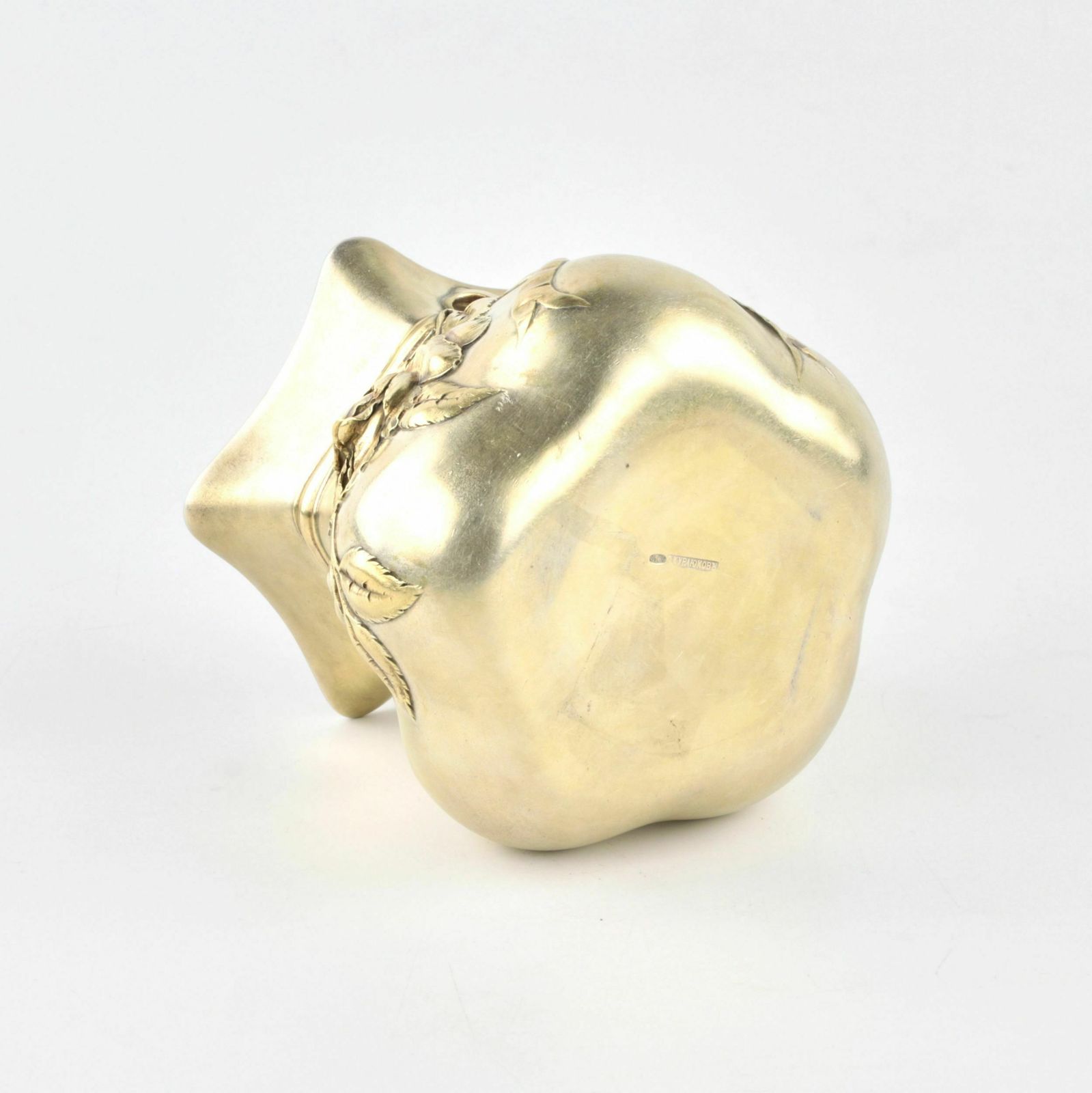 Silver Box / Vase In The Form Of A Tied Bag photo 2137.0