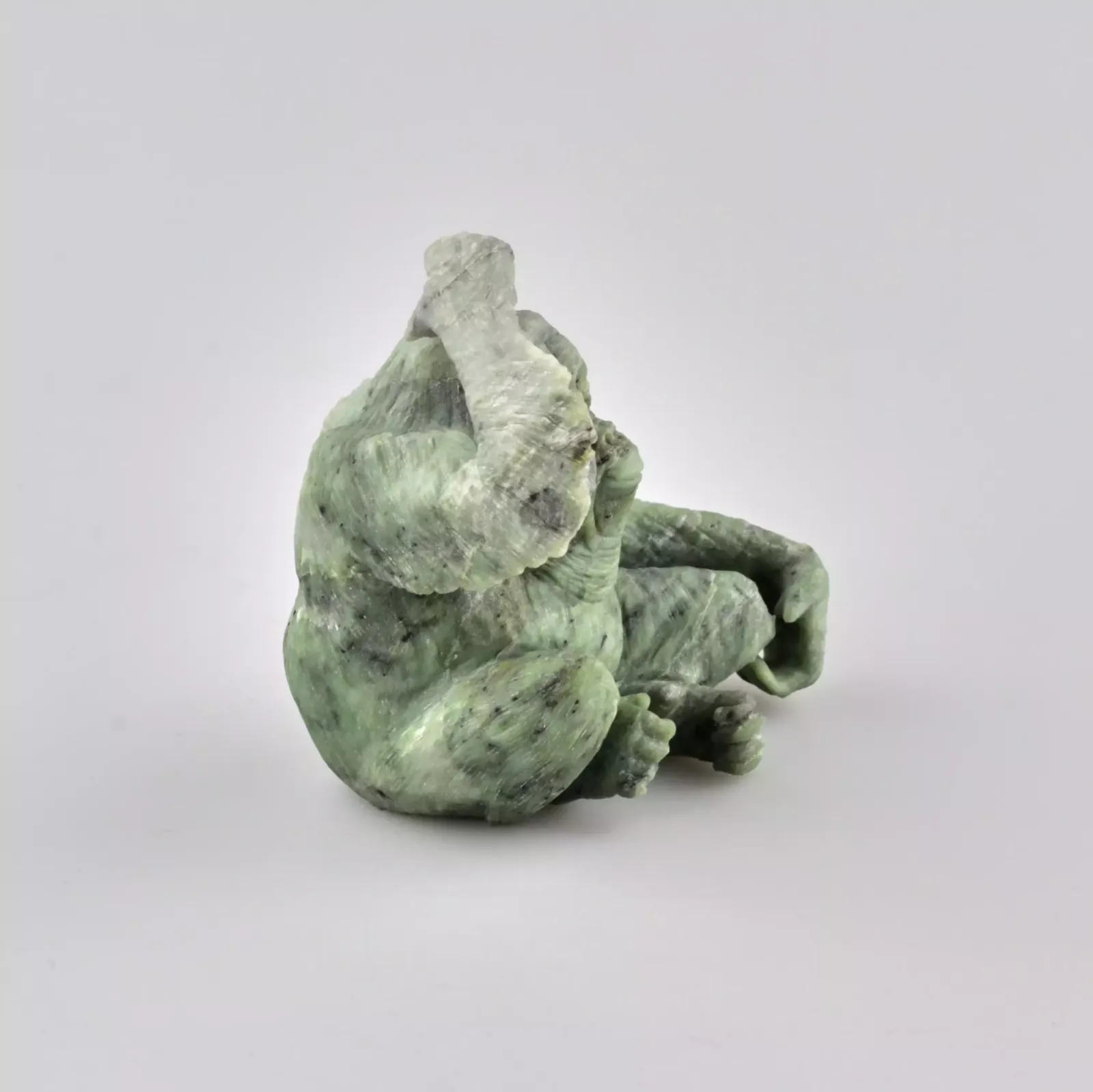 Stone Cut Miniature Orangutan In Faberge Style photo 1368.0