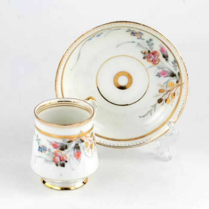 A Couple Of Tea From The Kuznetsov Factory In Volkhov. 1880s. photo Home Decor