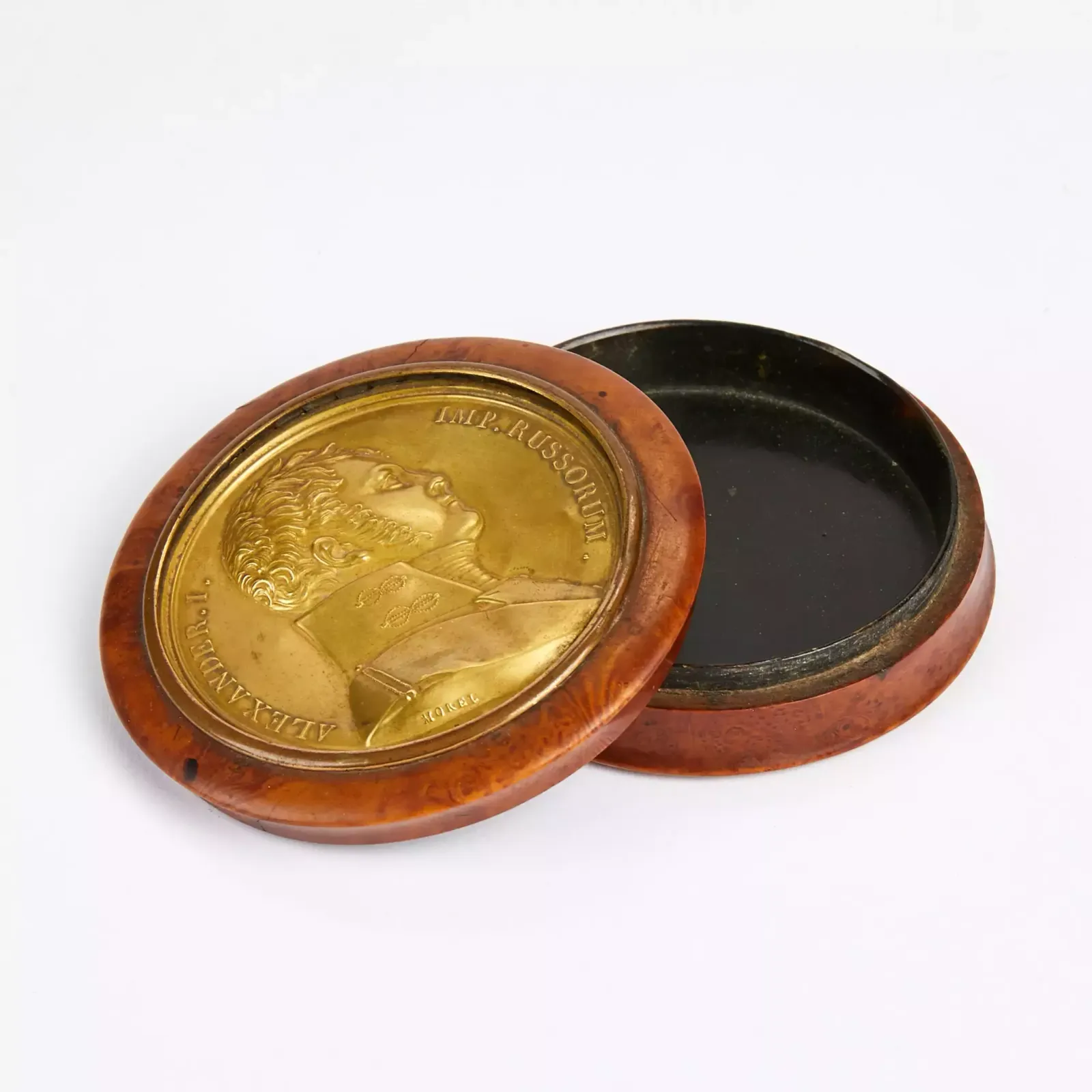 Snuff Box With Alexander I Portrait photo for sale