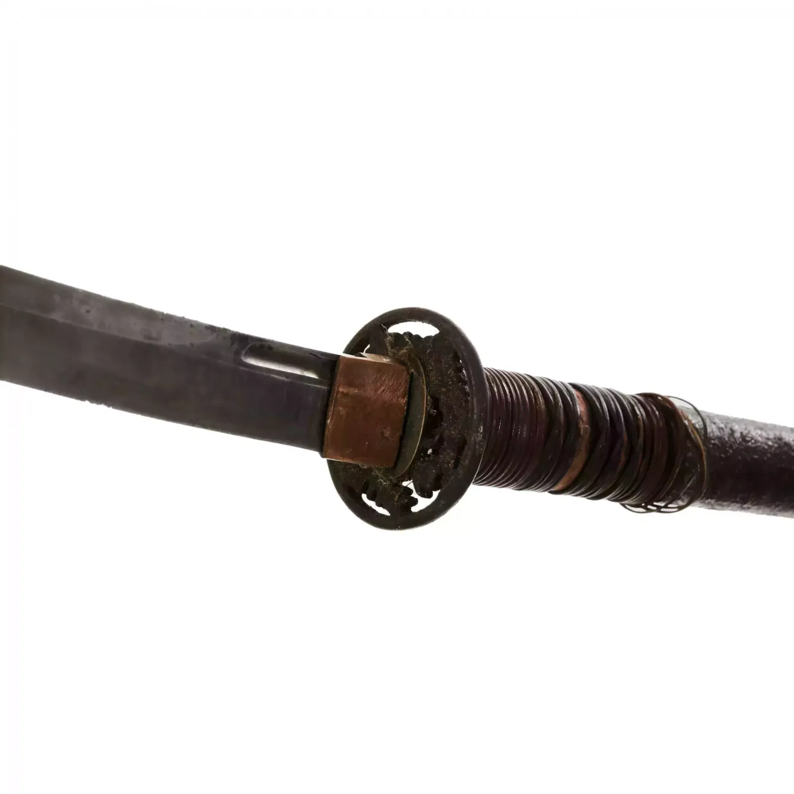 Japanese Traditional Naginata Spear, Shinshinto Period, 1781 1876. photo furniture