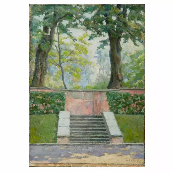Revel. Staircase In Ekaterinental. Alexander Yakovlevich Kramarev (1886 1975)