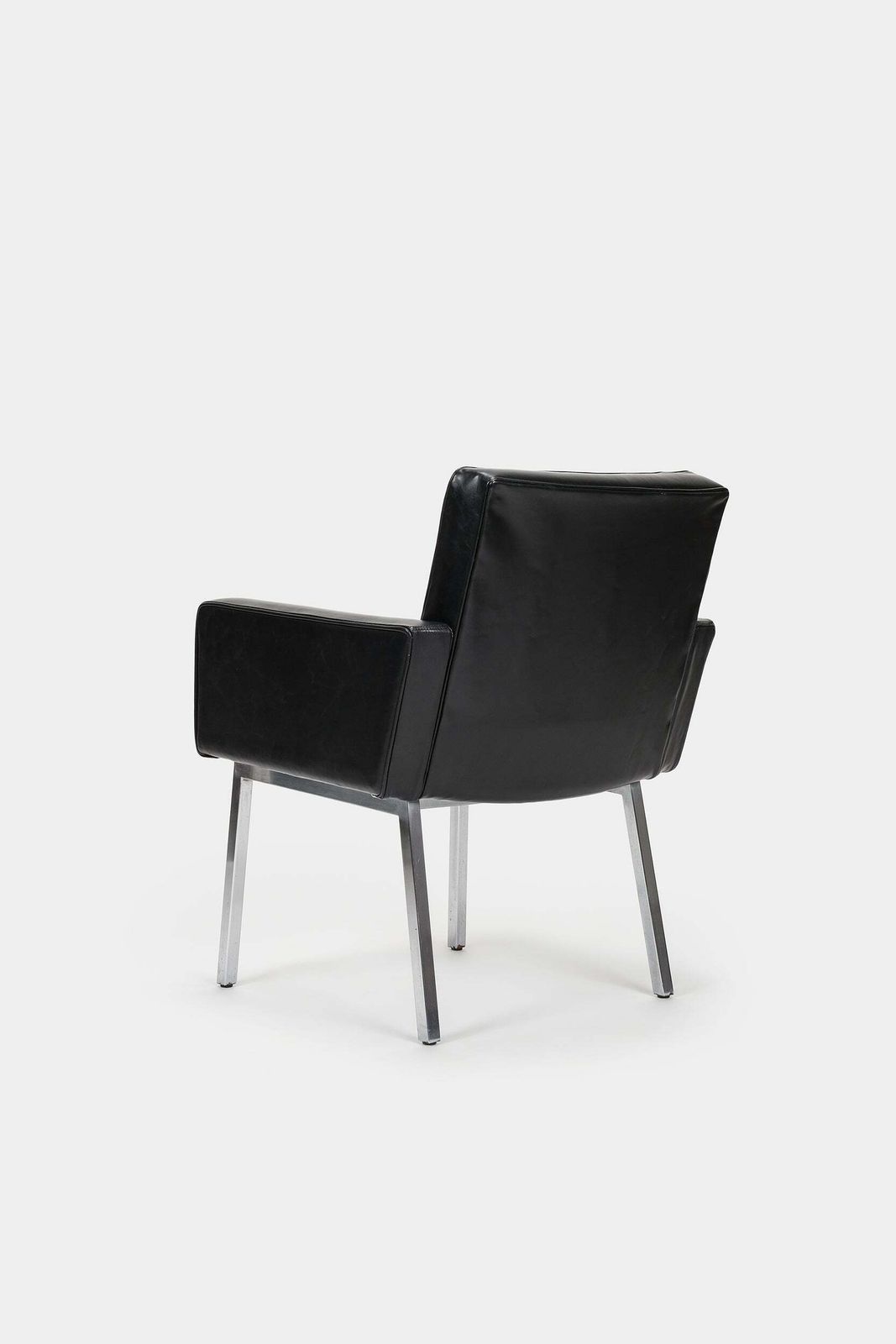 Vincent Cafiero, Armchair, Leather, Knoll International, 50s photo furniture