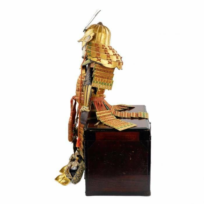 Model Of Japanese Armor Yoroi. Periodo Meiji (1868 1912) photo for sale