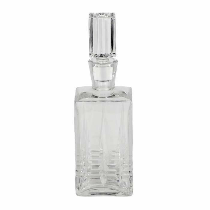 Crystal Decanter In Art Deco Style. photo furniture