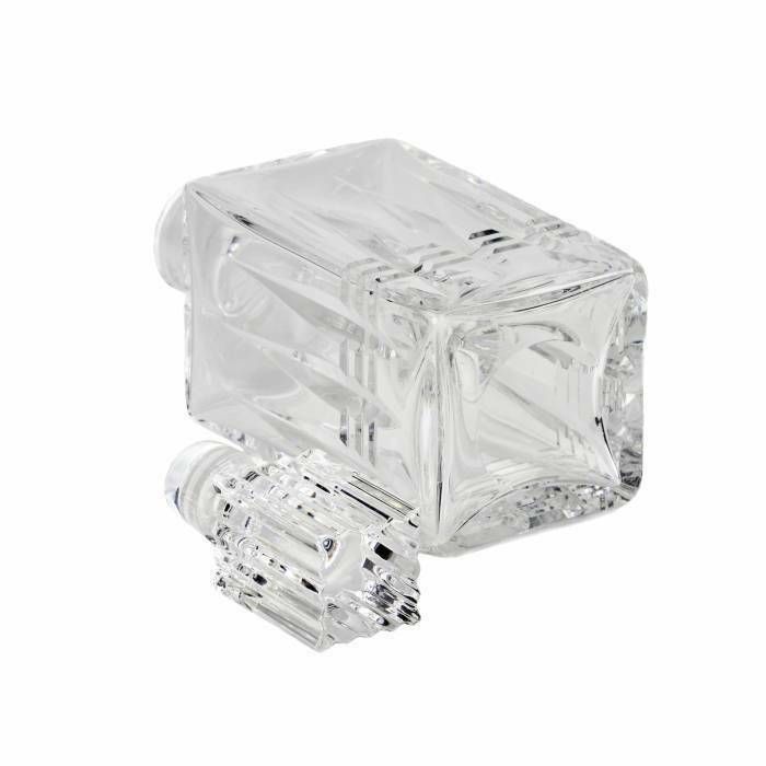 Crystal Decanter In Art Deco Style. photo Home Decor