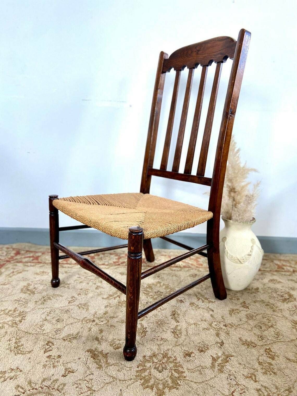 Antique Victorian Childs Chair / Made In England / 19th Century photo vinterior