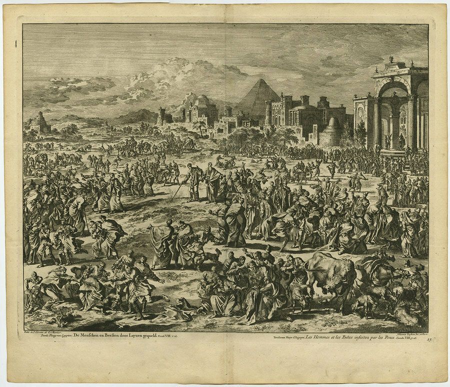 Bible Print Of The Third Plague Of Egypt