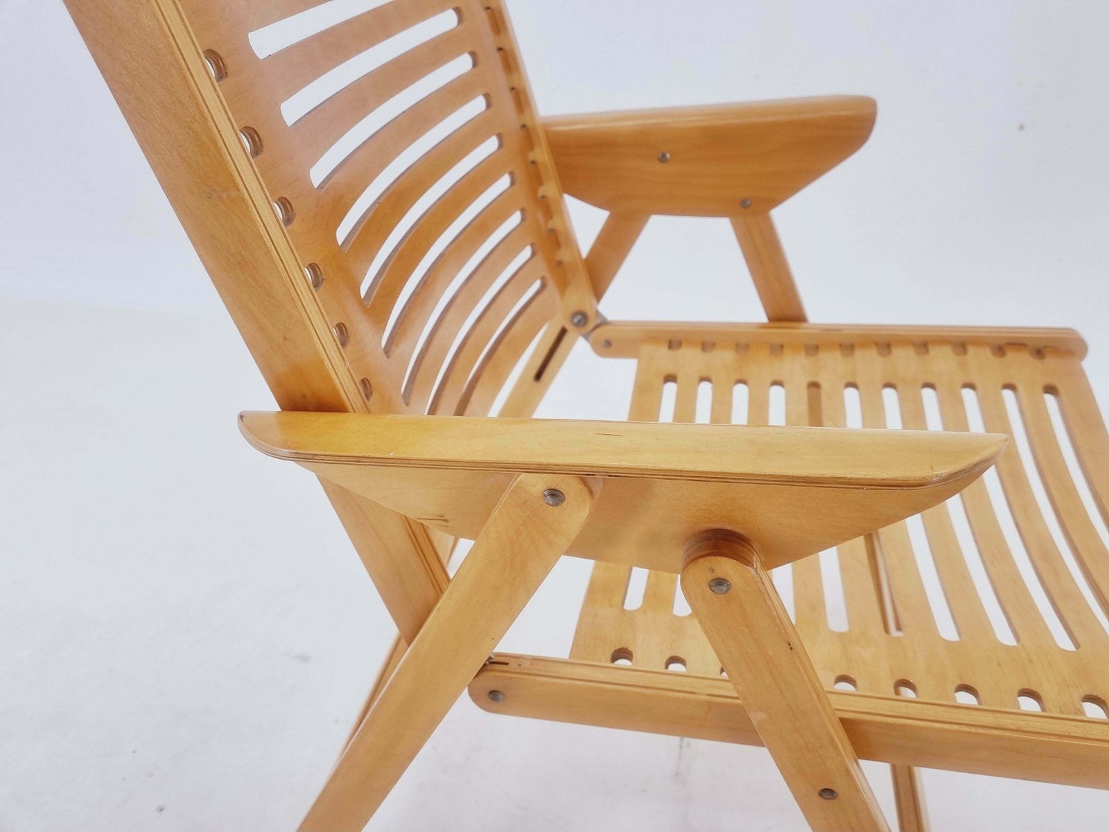 Furniture Midcentury Folding Armchair "Rex" Designed By Niko Kralj, Slovenia, 1960s photo