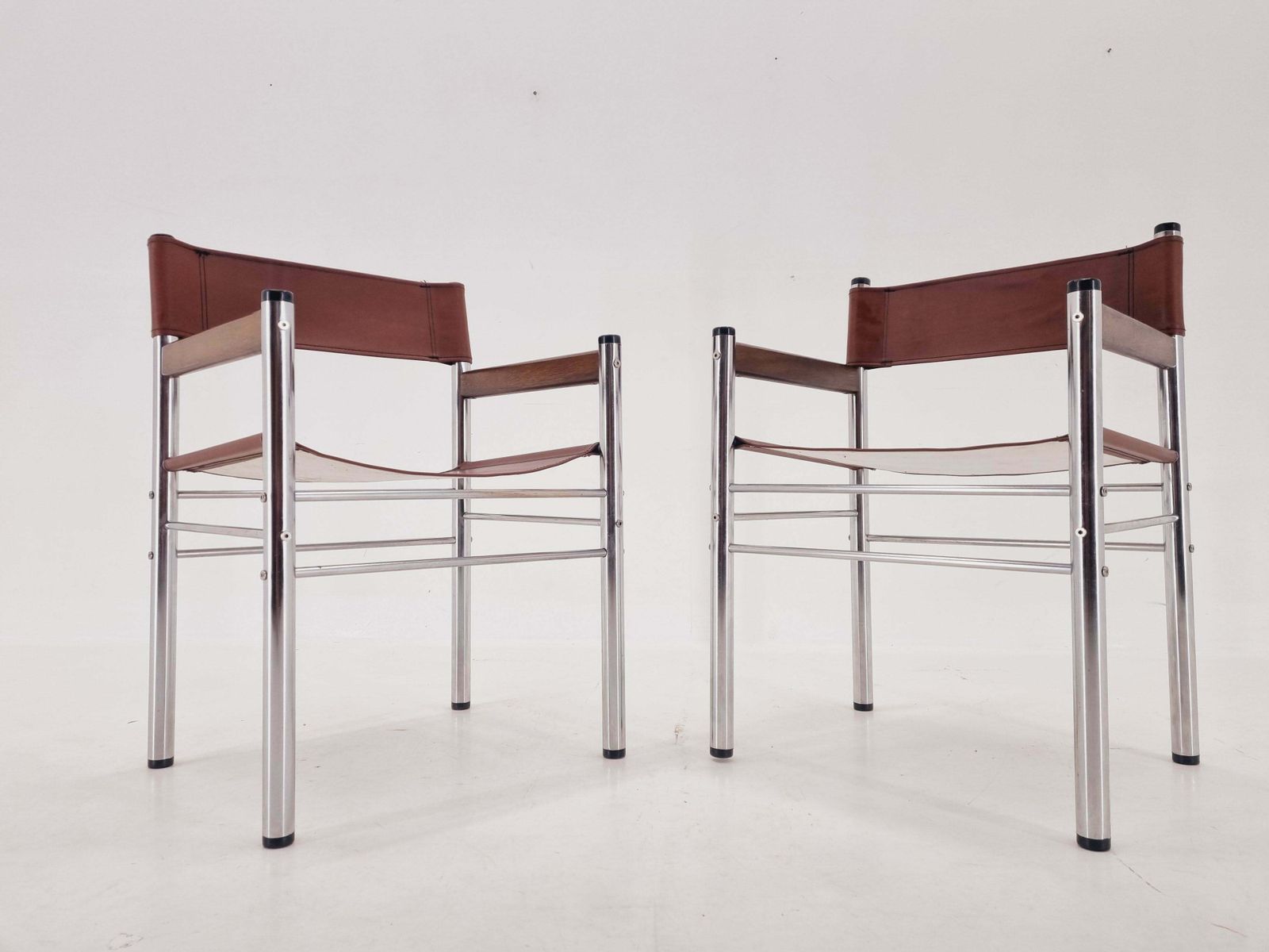 Pair Of Rare Midcentury Tubular Design Armchairs, Germany, 1970s £609.08per Set photo Furniture