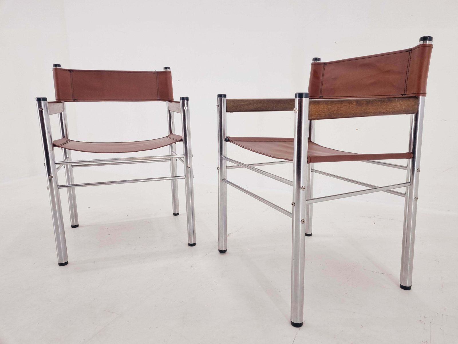 Pair Of Rare Midcentury Tubular Design Armchairs, Germany, 1970s £609.08per Set photo buy