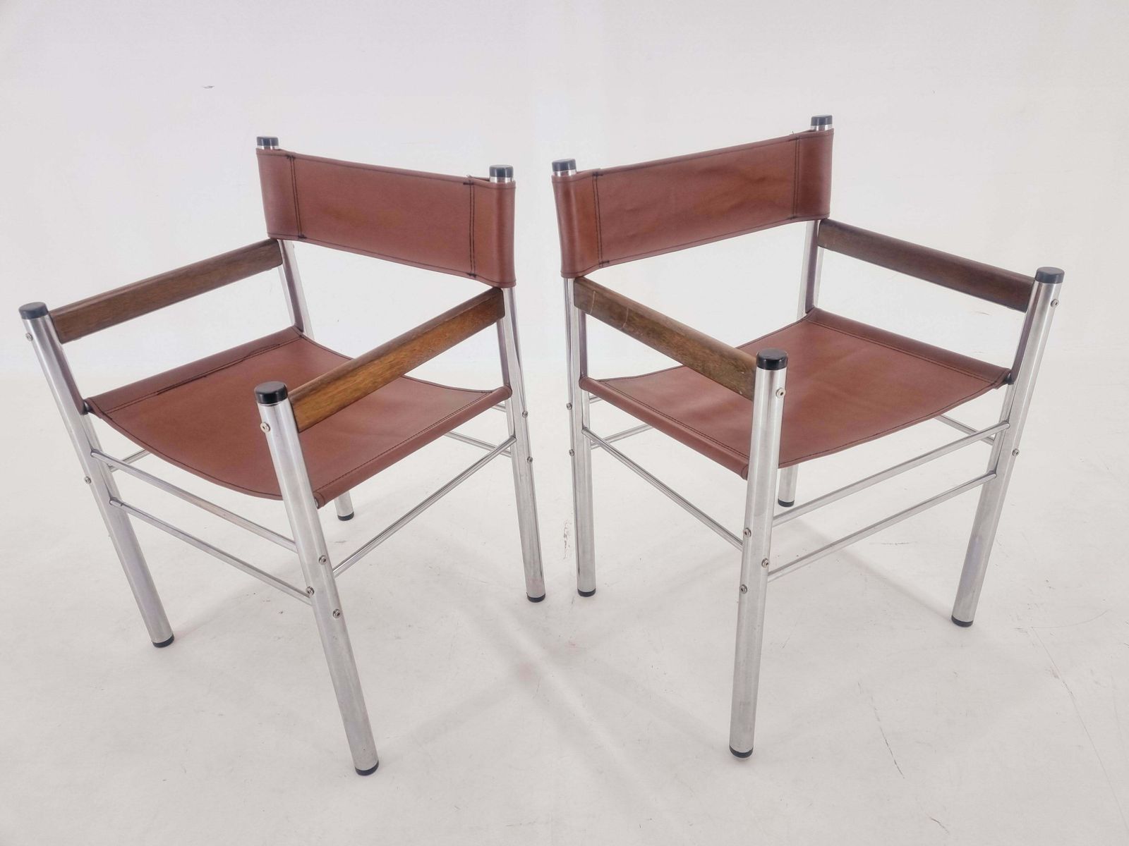 Furniture Pair Of Rare Midcentury Tubular Design Armchairs, Germany, 1970s £609.08per Set photo