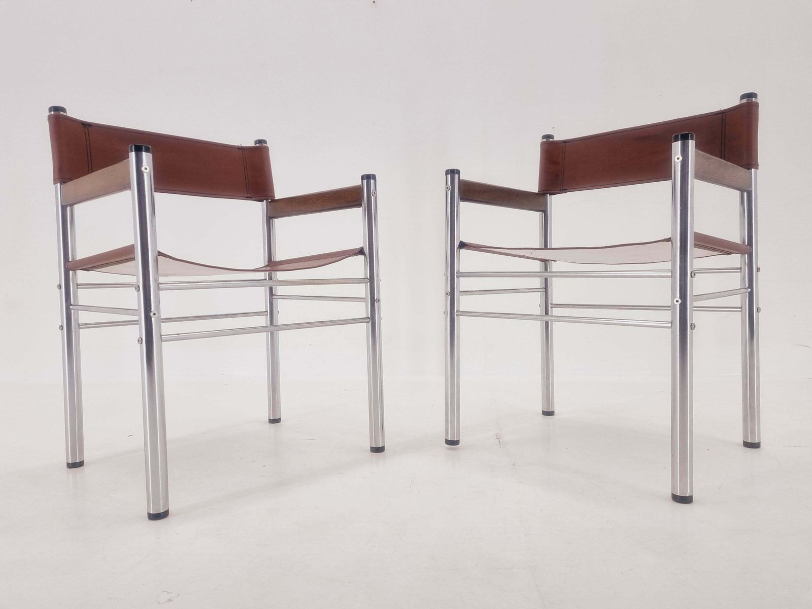 photo vintage Pair Of Rare Midcentury Tubular Design Armchairs, Germany, 1970s £609.08per Set