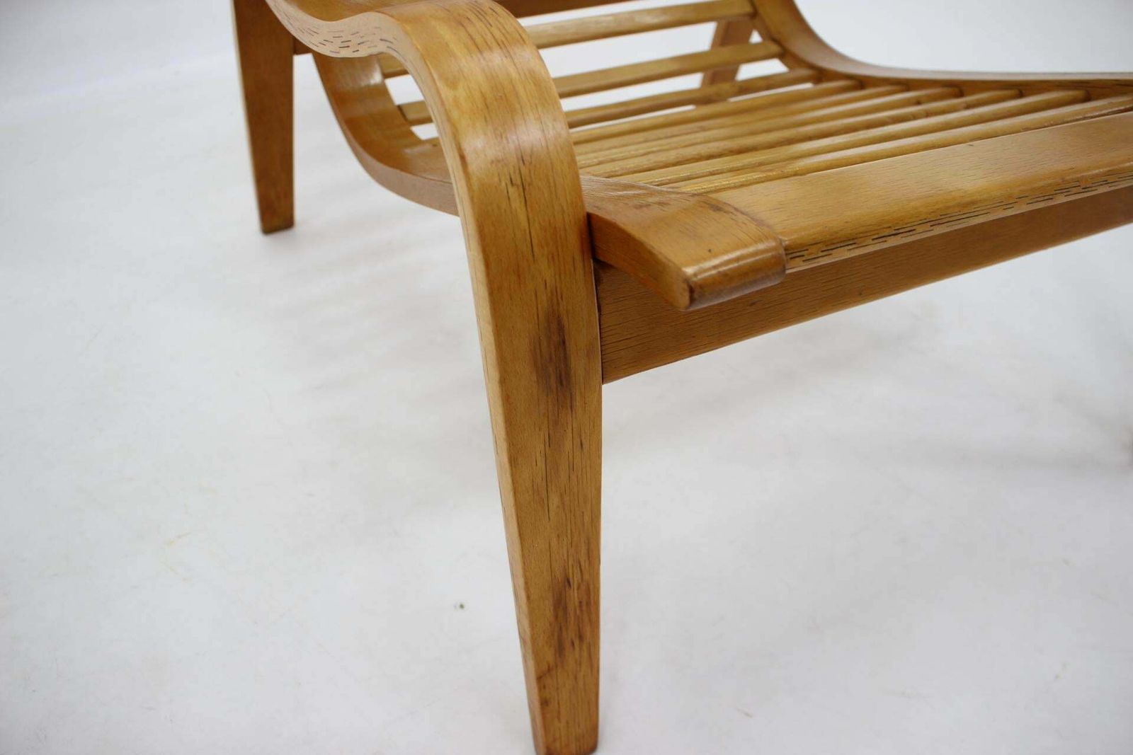 photo buy 1960s Jan Vanek Beech Bentwood Armchair, Czechoslovakia