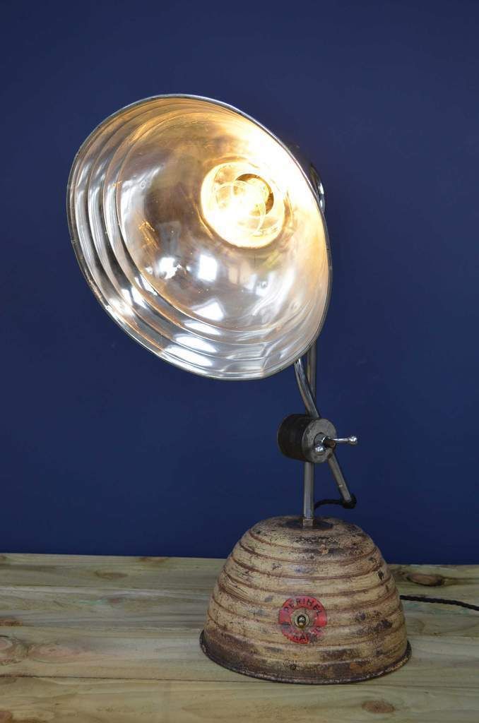 Rare 20th Century Perihel Infrared Lamp photo Lighting