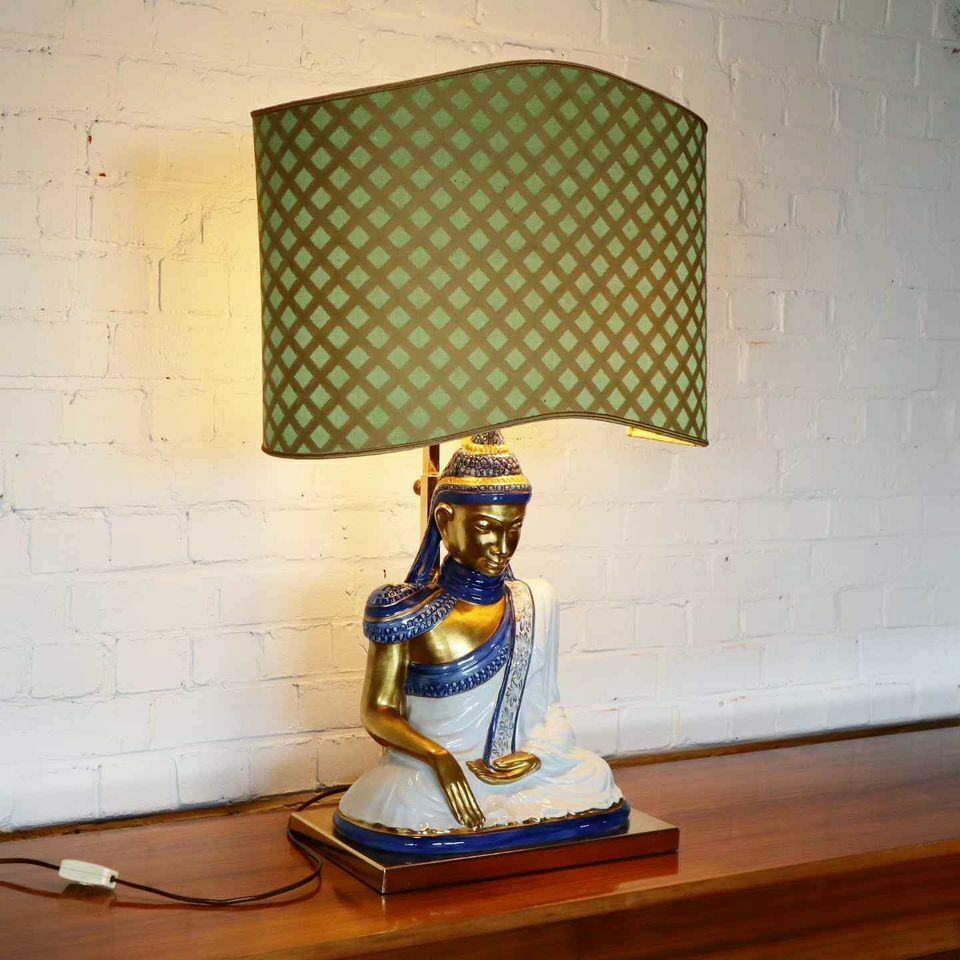 Italian Lamp By Societa Porcellane Artistiche Firenze, 1970s. photo Lighting