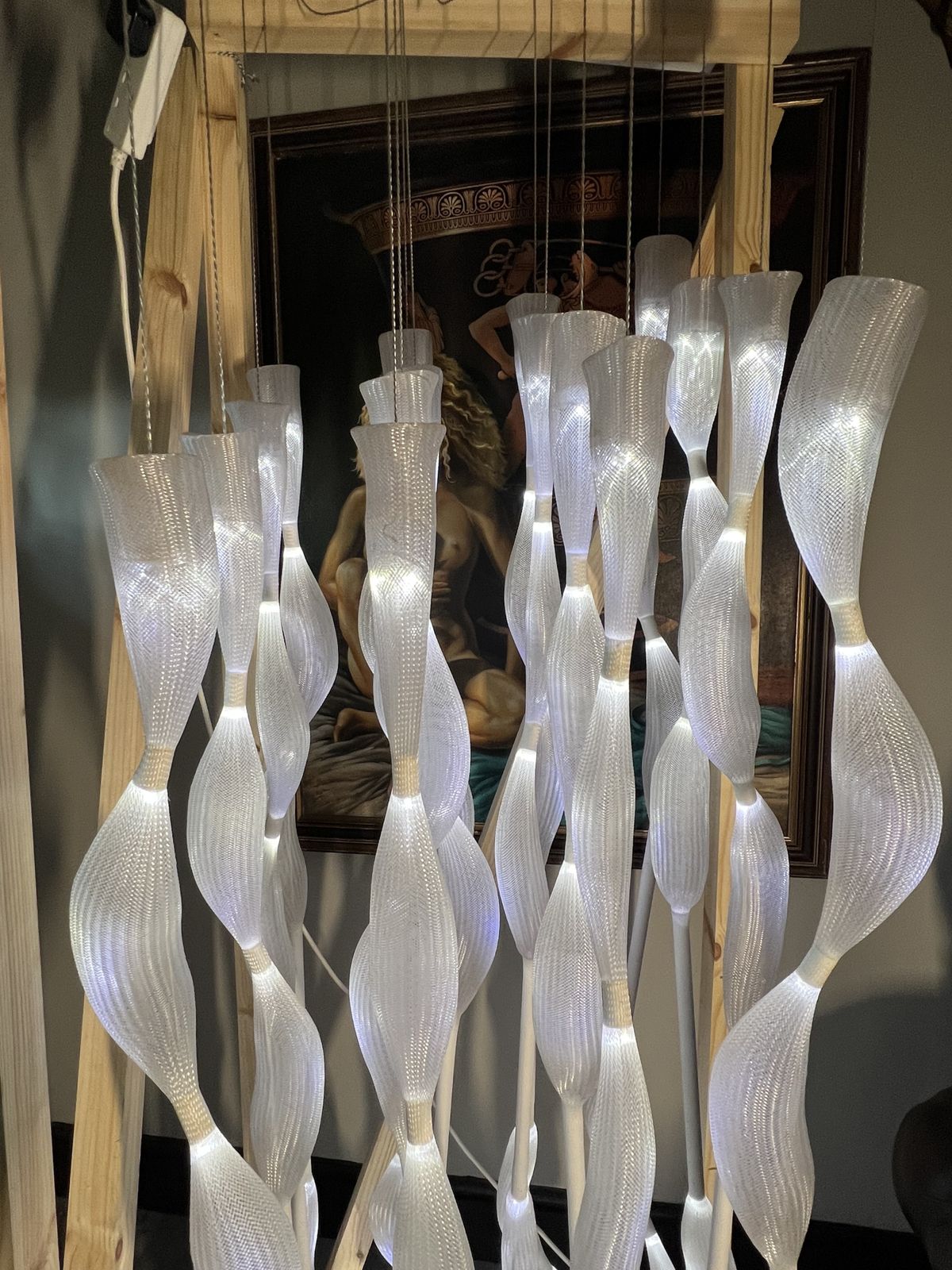 Swann Bourotte For Ligne Roset Jellyfish Chandelier Showpiece photo buy