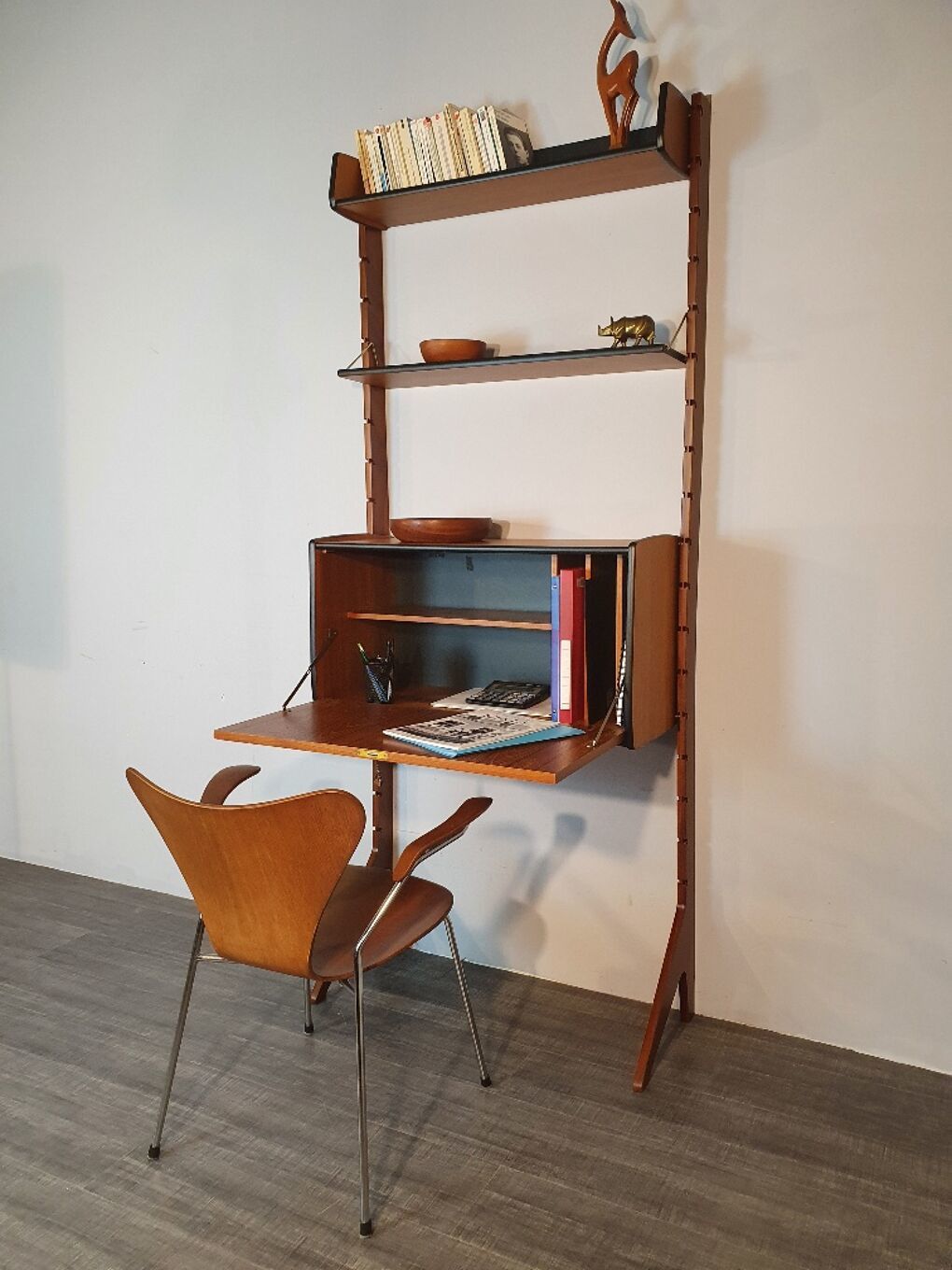 Norwegian Secretary Desk In Teak Model Ergo 1960s photo 1100.0