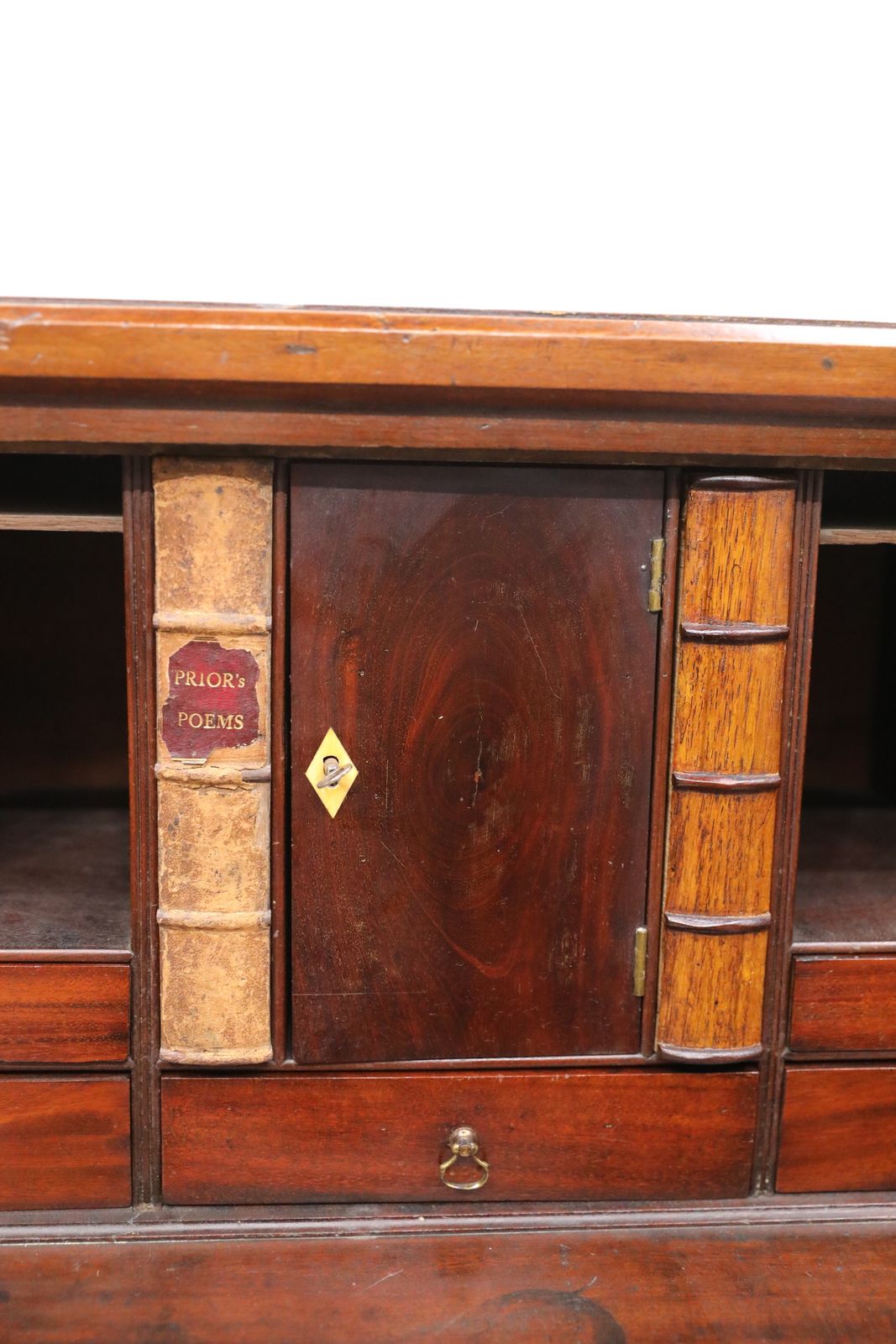 Georgian Mahogany Secretaire Chest Of Drawers Fitted Interior Free Uk Delivery photo vinterior