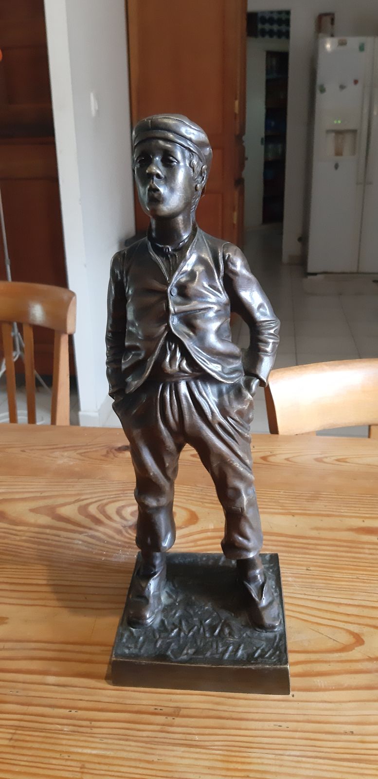 Bronze The Whistler With Hands In The Pockets