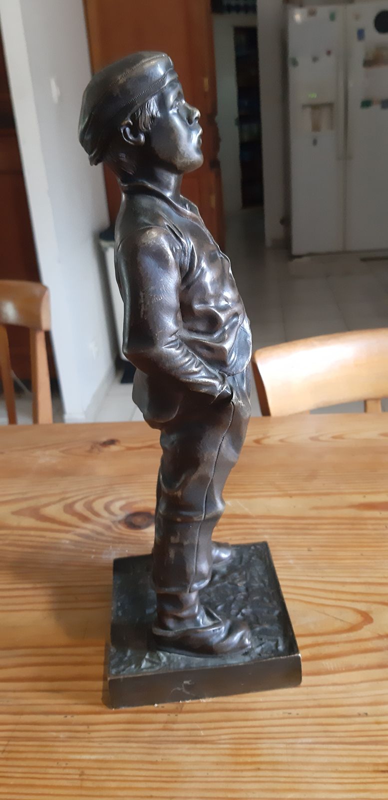 Bronze The Whistler With Hands In The Pockets photo furniture
