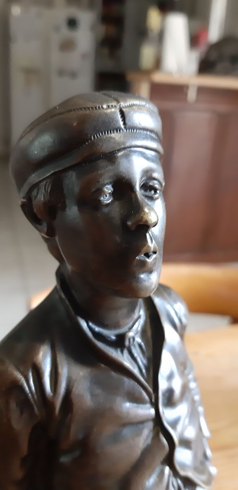 Home Decor Bronze The Whistler With Hands In The Pockets photo