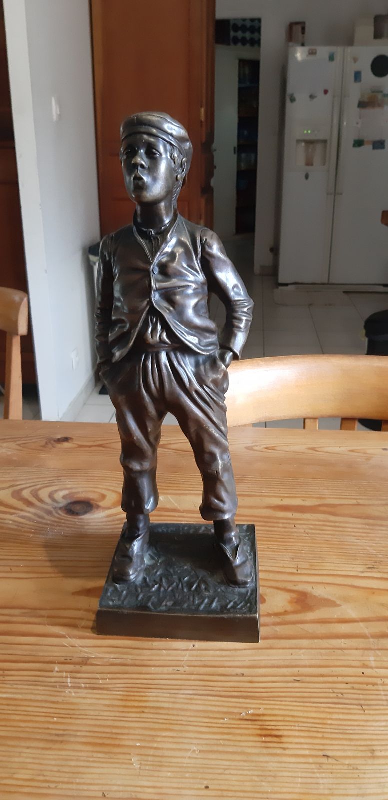 photo buy Bronze The Whistler With Hands In The Pockets