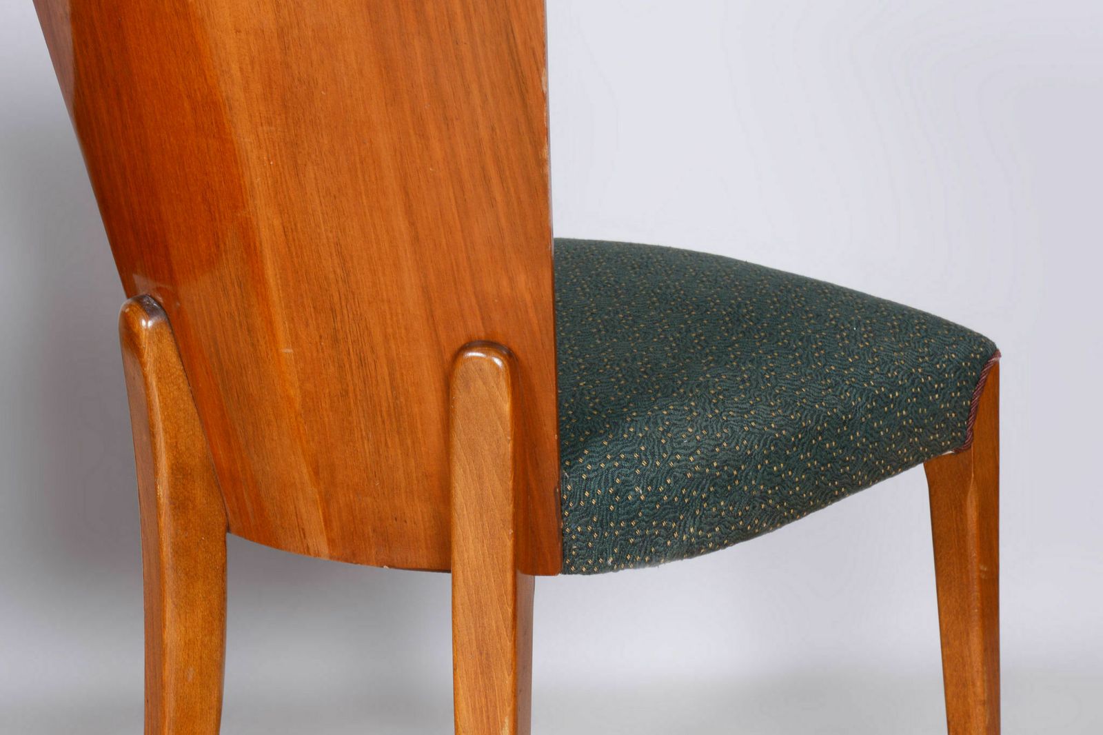 Set Of Four Original Artdeco Chairs, Halabala, Up Zavody, Beech, Czechia, 1940s photo for sale