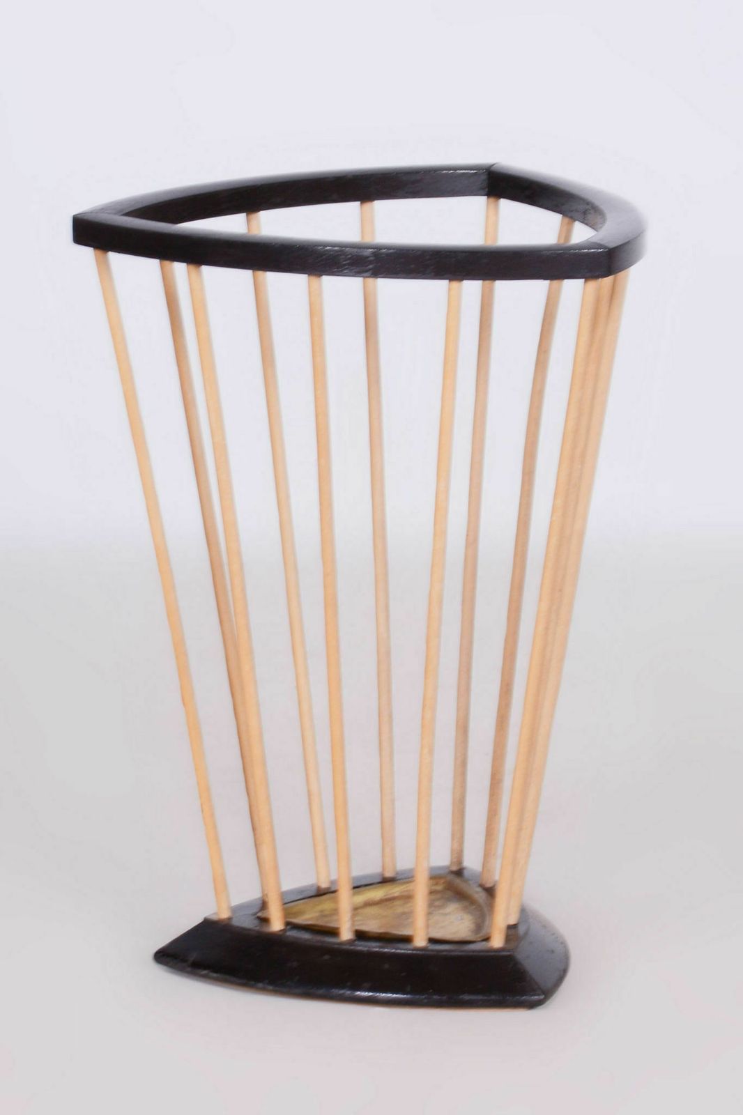 Restored Midcentury Beech Umbrella Stand, Revived Polish, Czechia, 1950s photo Home Decor