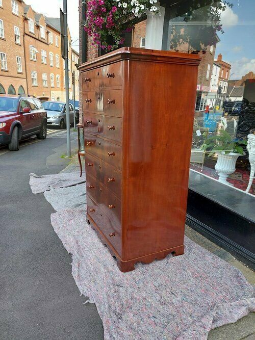 Victorian Flame Mahogany Semanier Chest photo vinterior