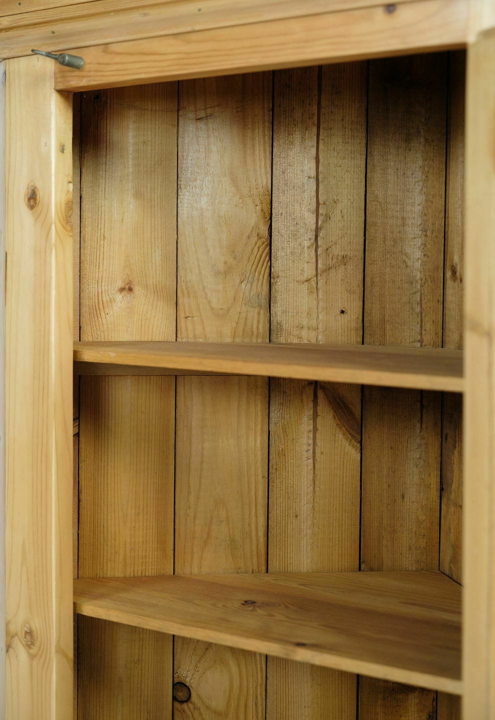 Haning Corner Cabinet In Pine From 1890s photo vintage
