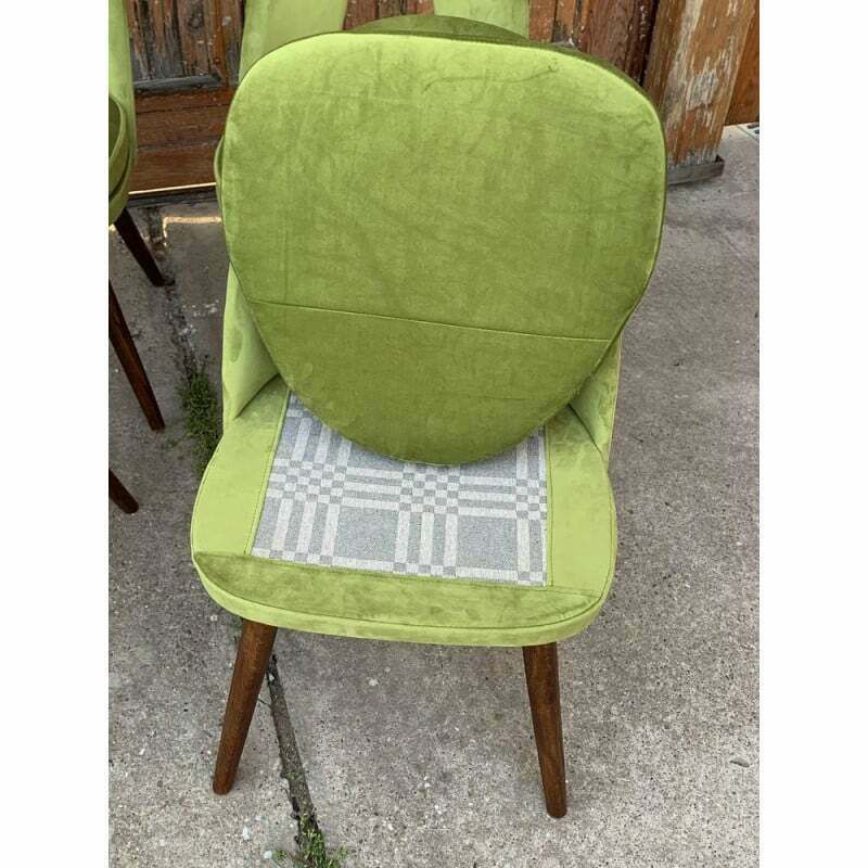 Set Of 4 Mid Century Dining Chairs By Antonín šuman For Tatra Nábytok, 1960s photo vinterior