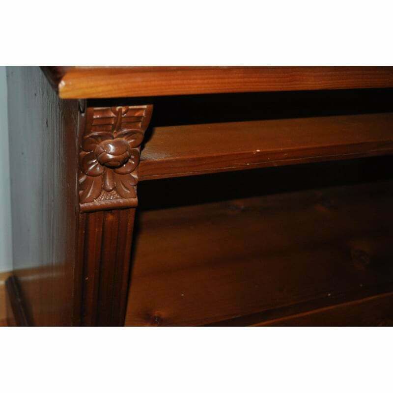 Vintage Pine Tv Stand, 1920s photo Furniture